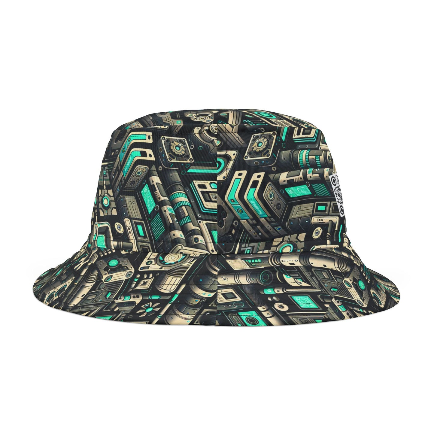 Tech Utility Fusion Modern Tech Streetwear Bucket Hat - 8404 Design-49