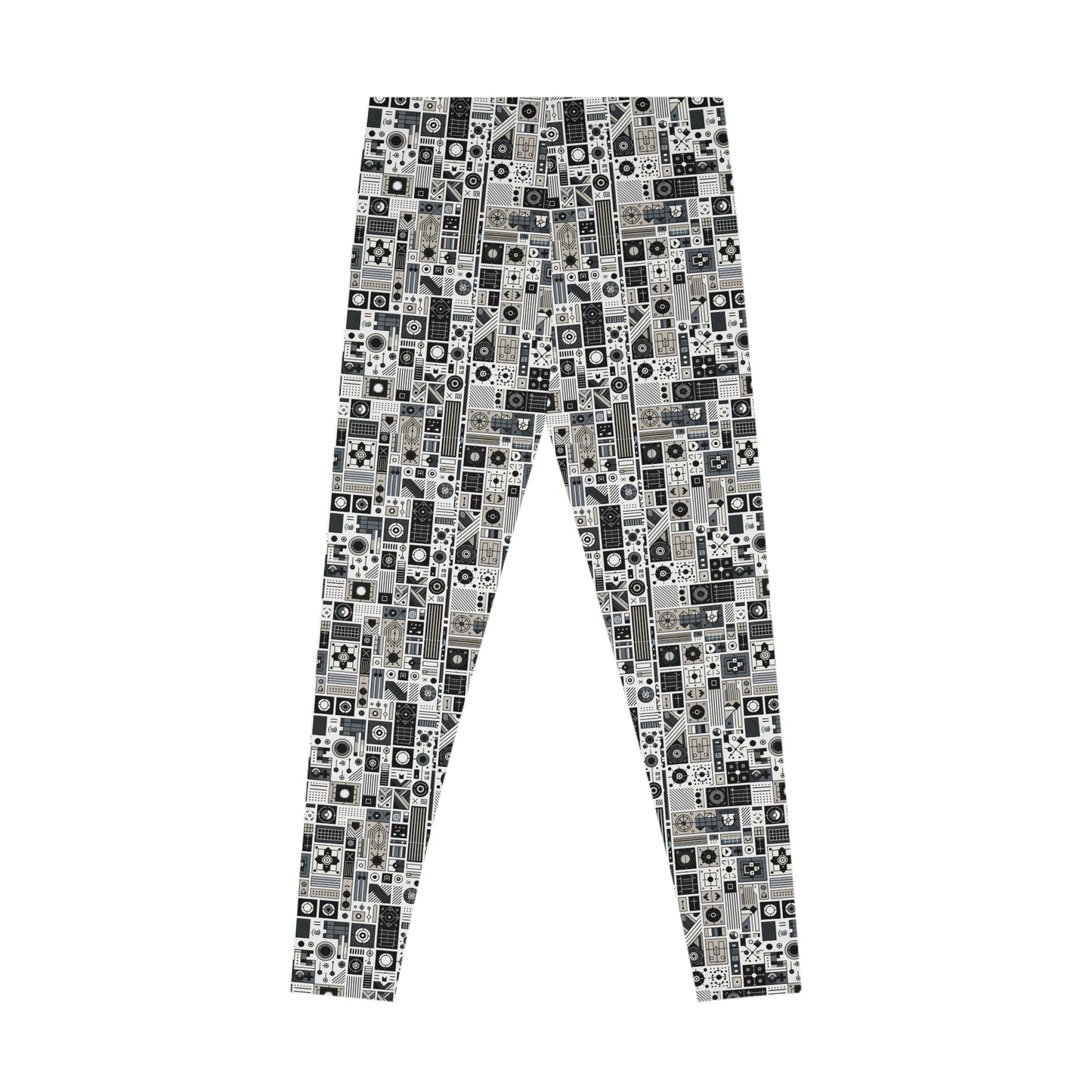 Digital Minimalism Minimalist Tech Stretch Leggings - 8404 Design-45
