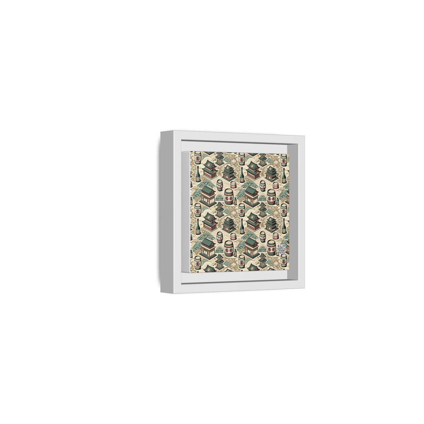 Cultural Artisanal Fusion Contemporary Cultural Elegance Matte Canvas, Framed (multi-Color) - 8404 Design-68 B