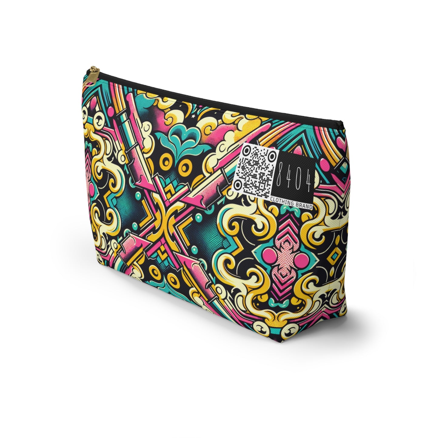 Neon Pop Art Revival Pop Culture Retro Accessory Pouch W T-Bottom - 8404 Design-59