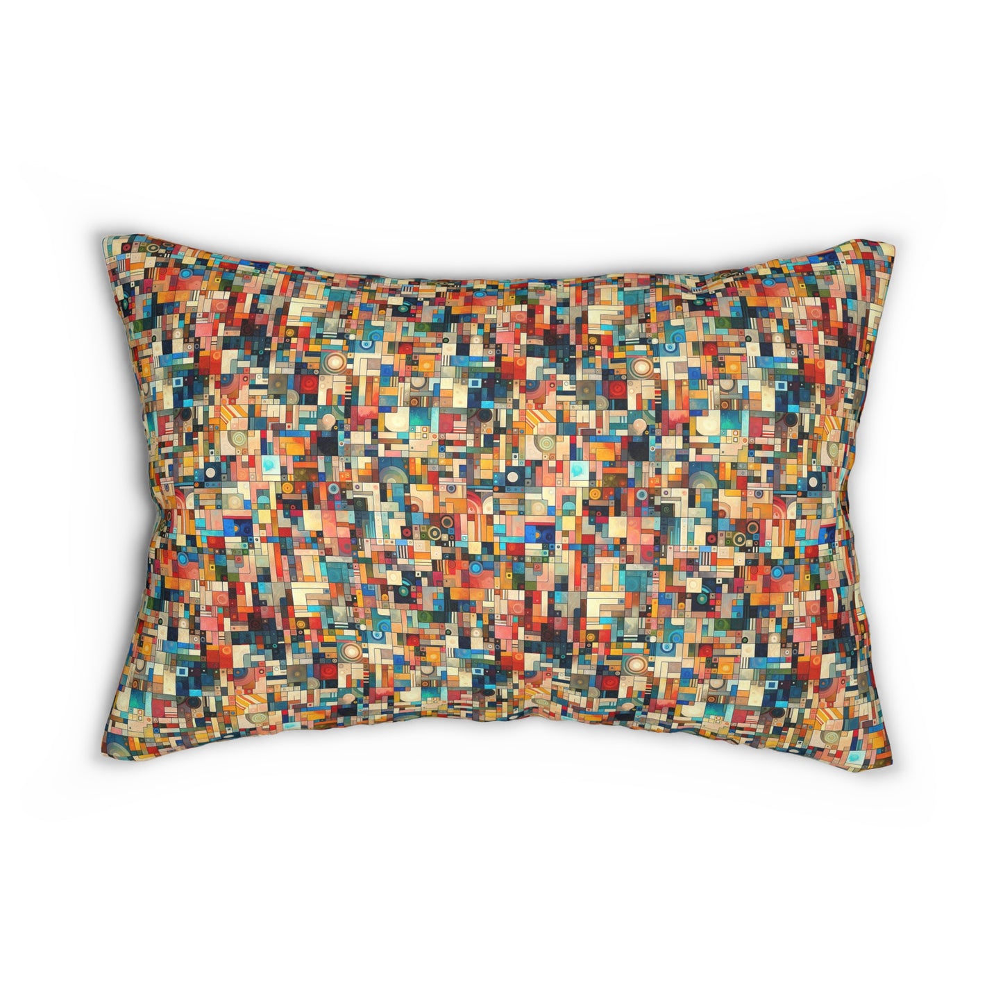 Digital Artistic Expression Artistic Streetwear Spun Polyester Lumbar Pillow - 8404 Design-46 B
