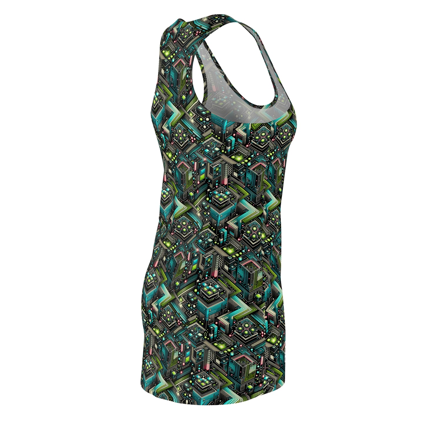 Women's Cut & Sew Racerback Dress Future Tech - 8404 Design-01