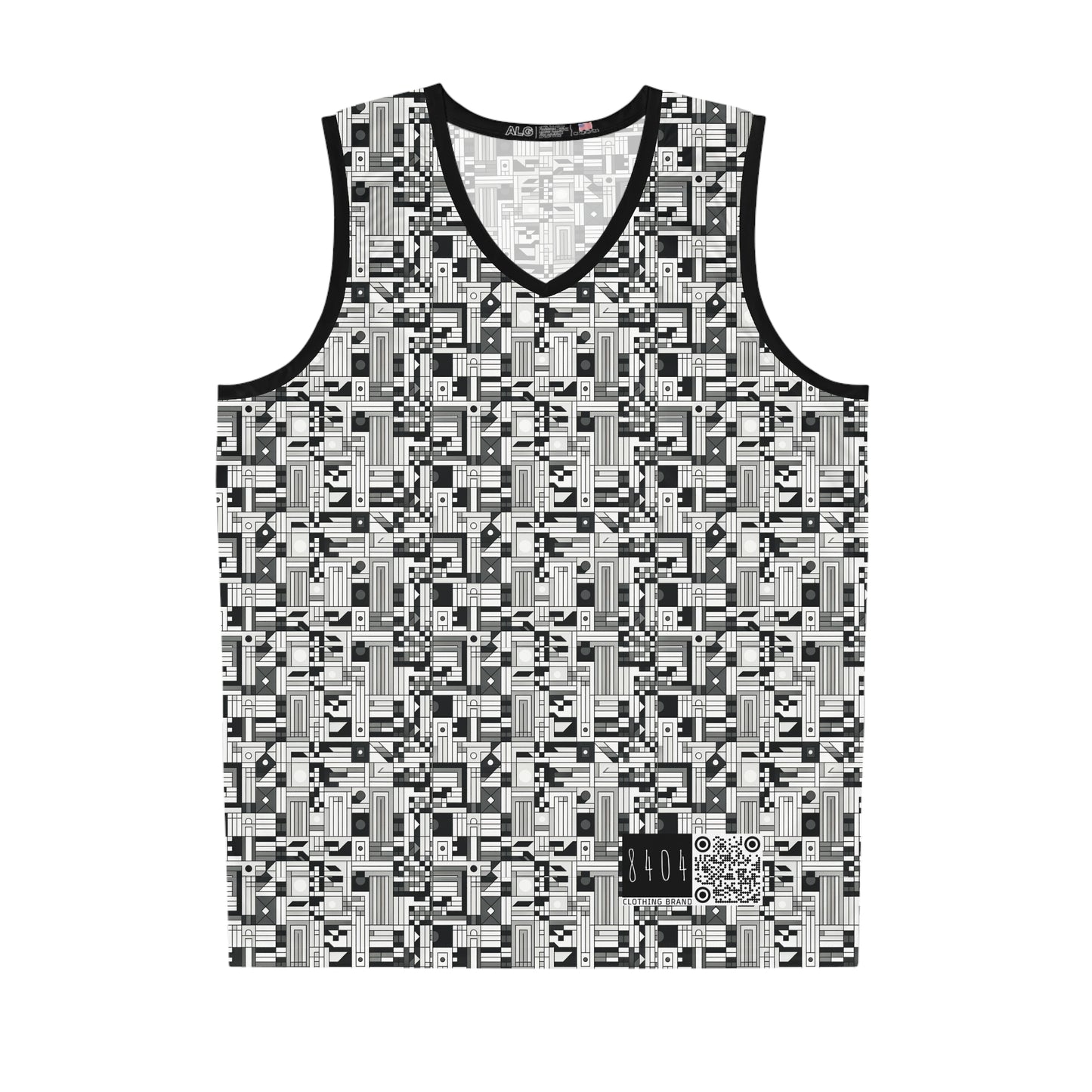 Digital Minimalism Minimalist Tech Basketball Jersey - 8404 Design-43
