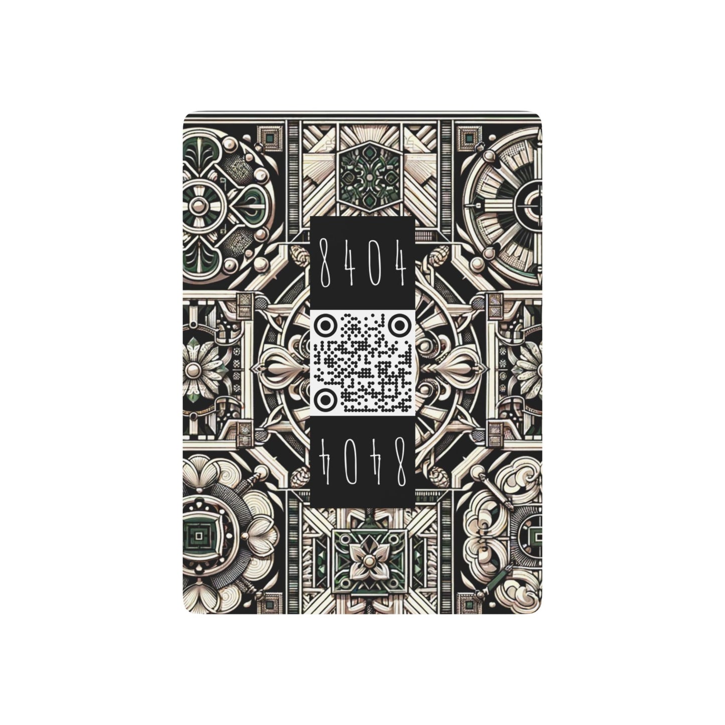 Cyber Garden Party Tech Garden Extravaganza Poker Playing Cards - 8404 Design-45 B