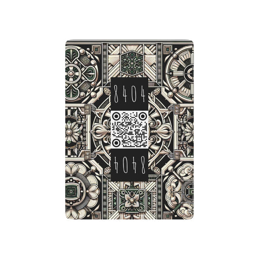 Cyber Garden Party Tech Garden Extravaganza Poker Playing Cards - 8404 Design-45 B