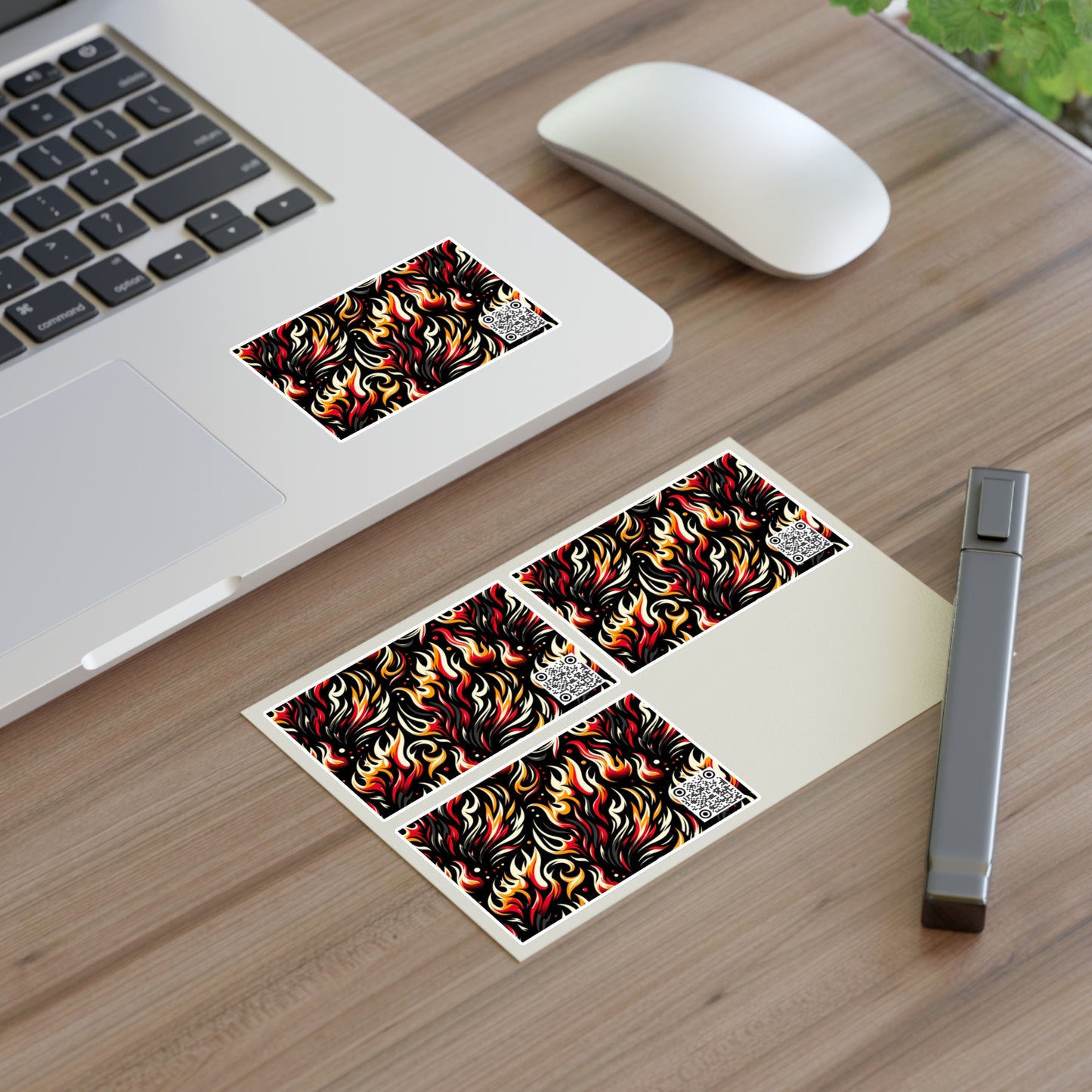 Fire & Flames Bold Streetwear Statement Sticker Sheets - 8404 Design-60