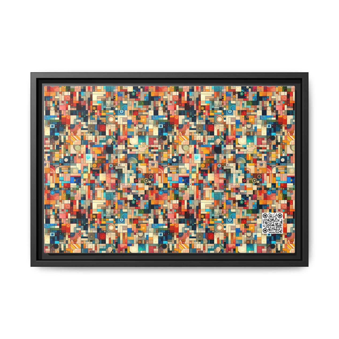Digital Artistic Expression Artistic Streetwear Matte Canvas, Framed (multi-Color) - 8404 Design-46 B