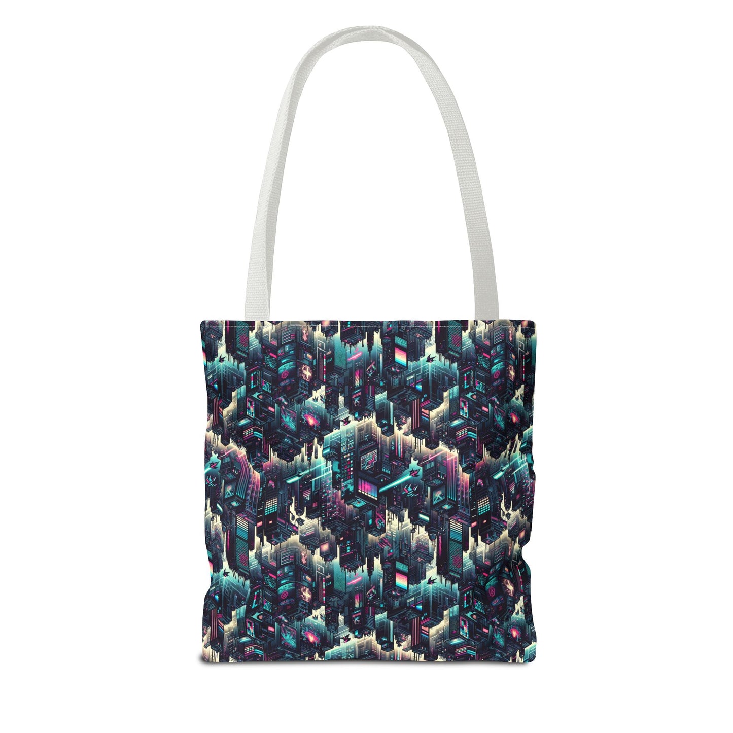 Digital Rebellion Tech-Inspired Streetwear Tote Bag - 8404 Design-51