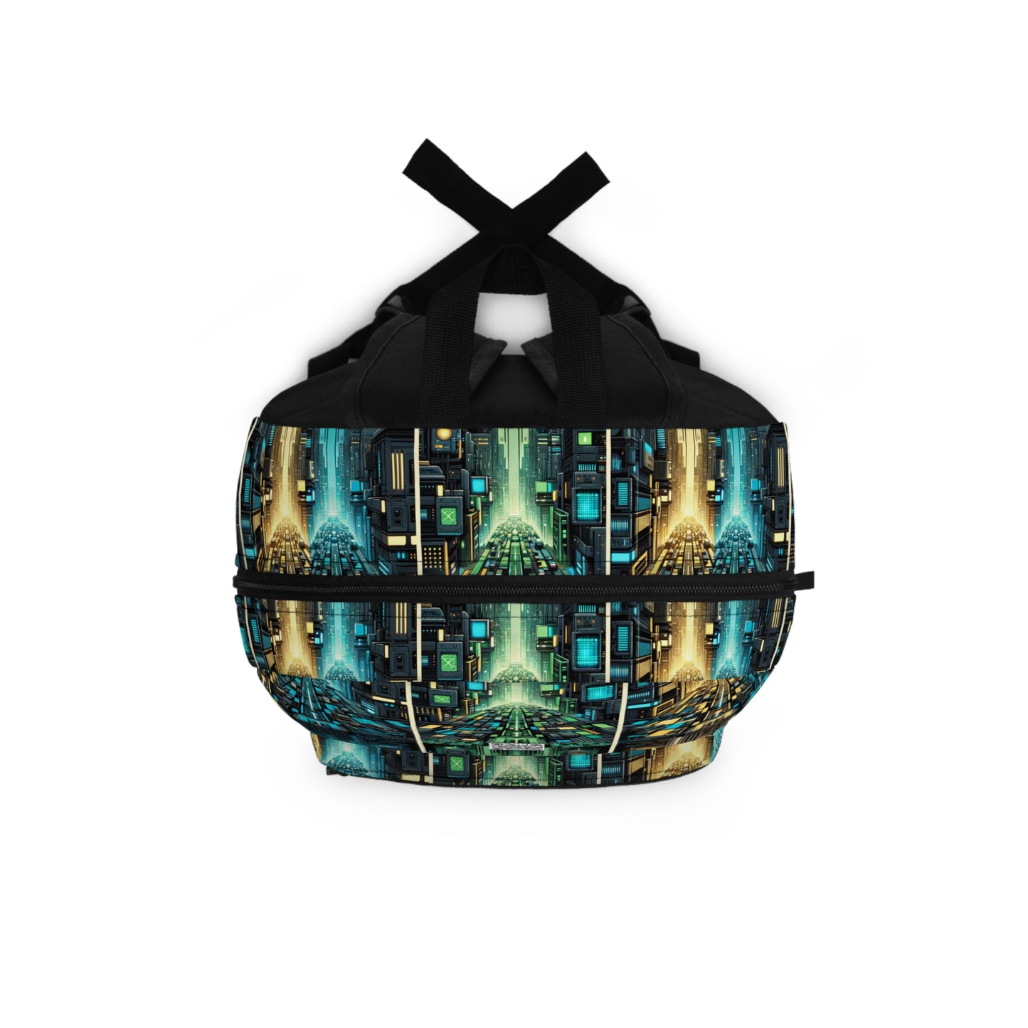 Cyber Punk Graphics Tech-Inspired Cyberpunk Backpack - 8404 Design-67
