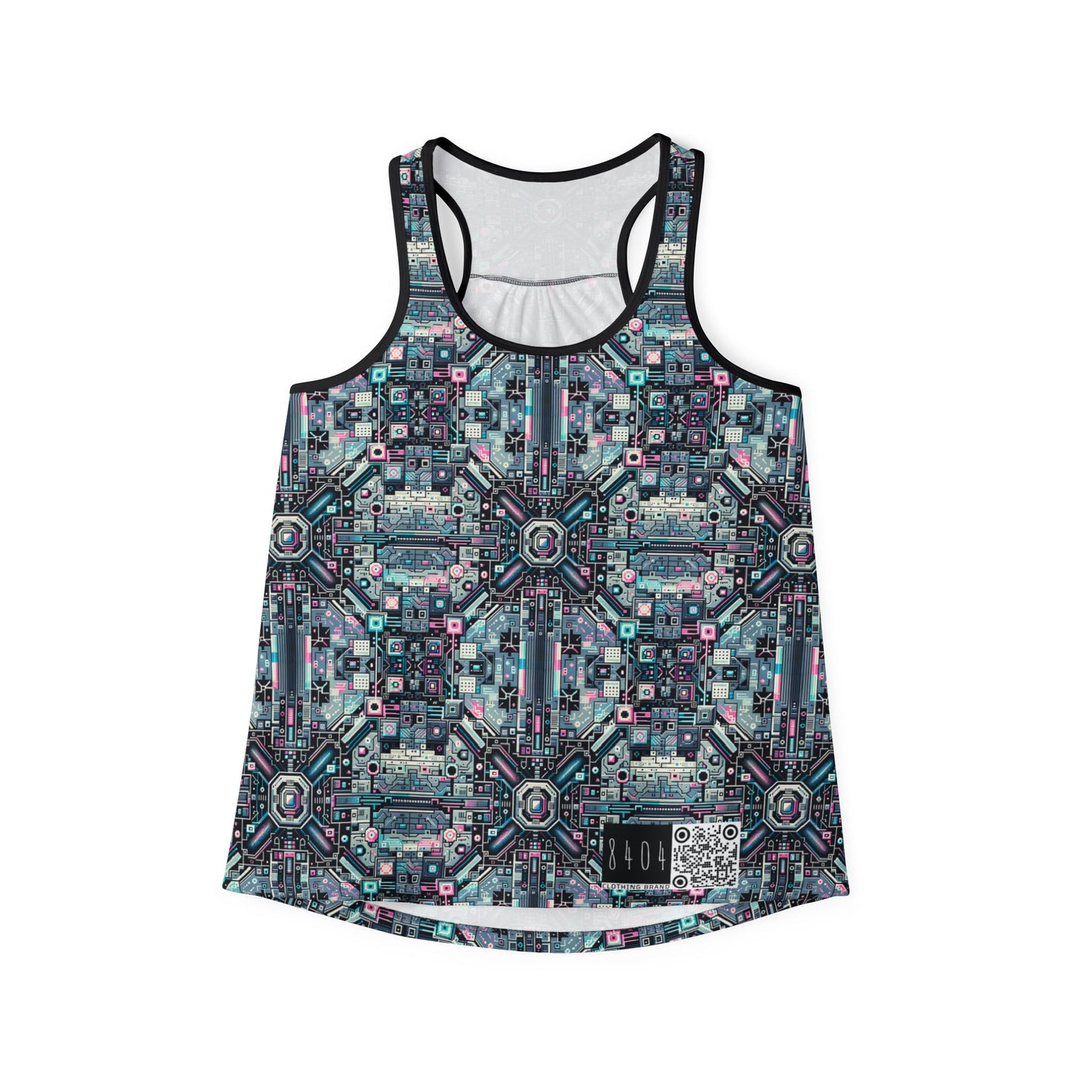 Digital Renaissance Tech-Forward Maximalism Women's Tank Top - 8404 Design-44
