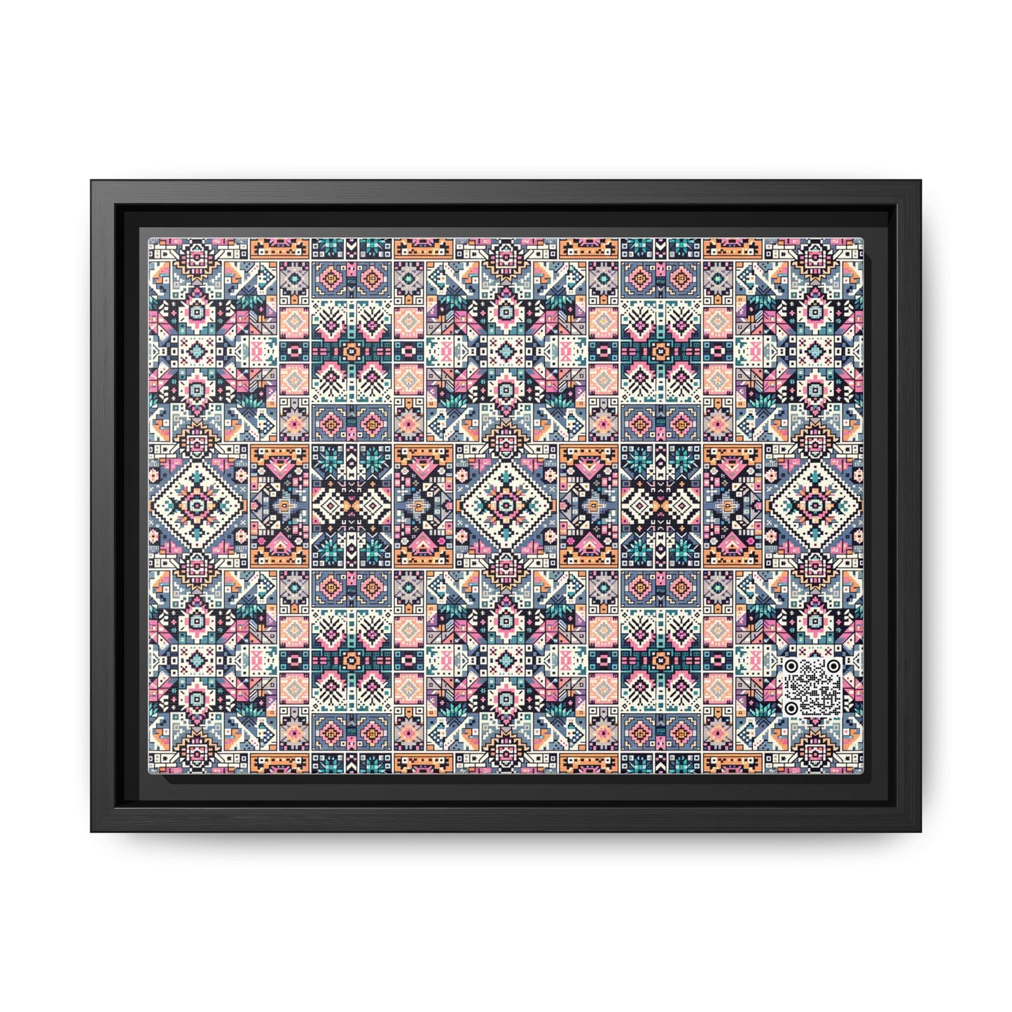 Matte Canvas, Framed (multi-Color) - 8404 Design-01