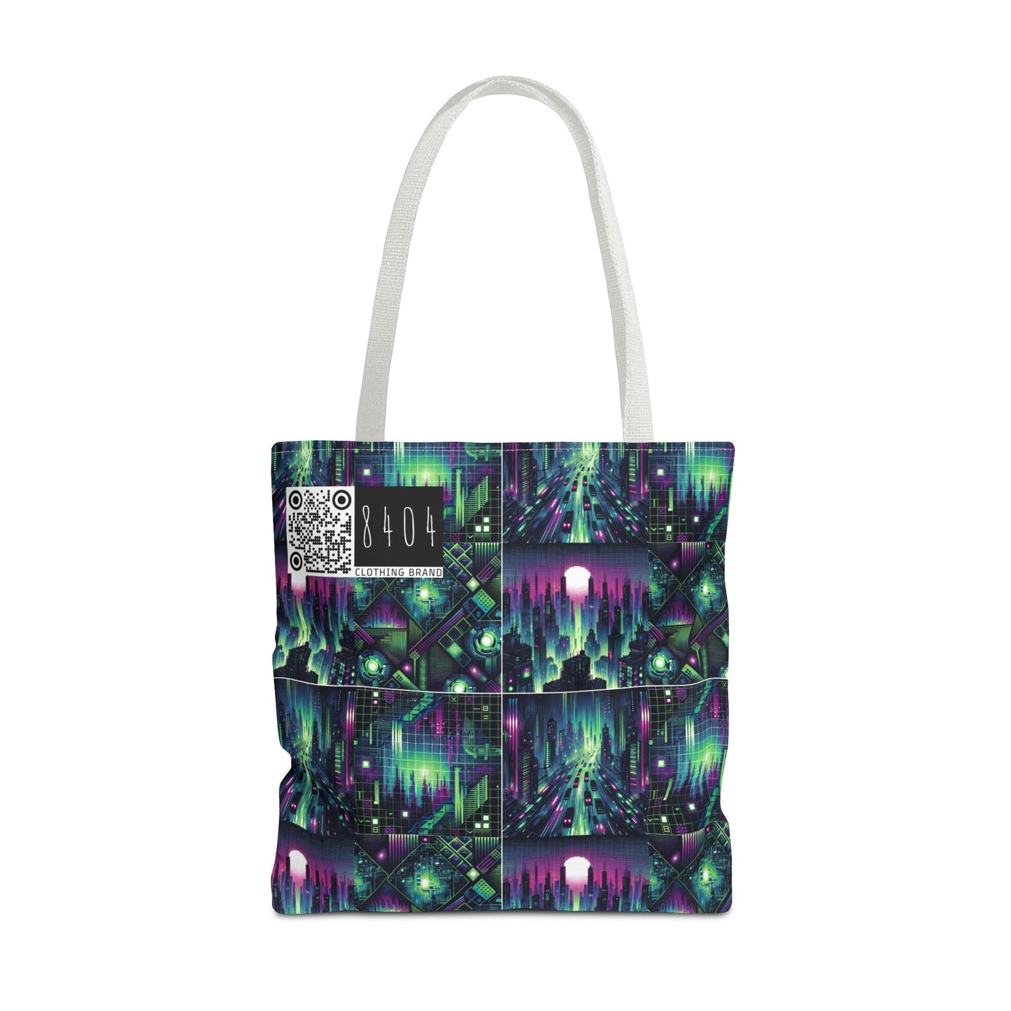 Tech Noir Aesthetics Tech-Forward Urban Dystopia Tote Bag - 8404 Design-54