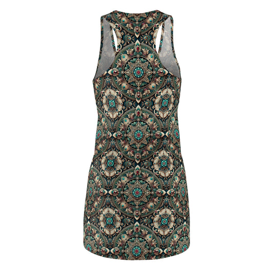 Neo-Dandyism Modern Dandy Streetwear Women's Cut & Sew Racerback Dress - 8404 Design-56