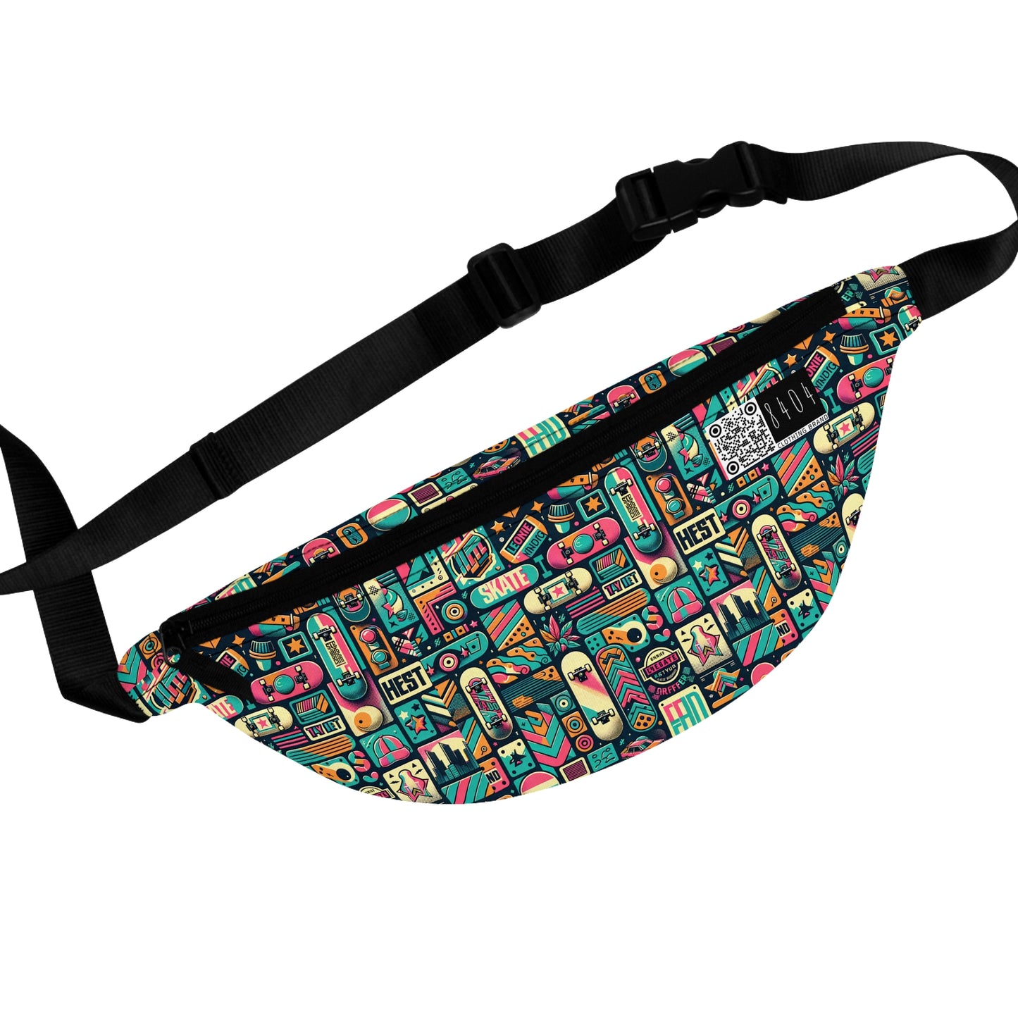 Skate Culture Revival Urban Retro Cool Fanny Pack - 8404 Design-61