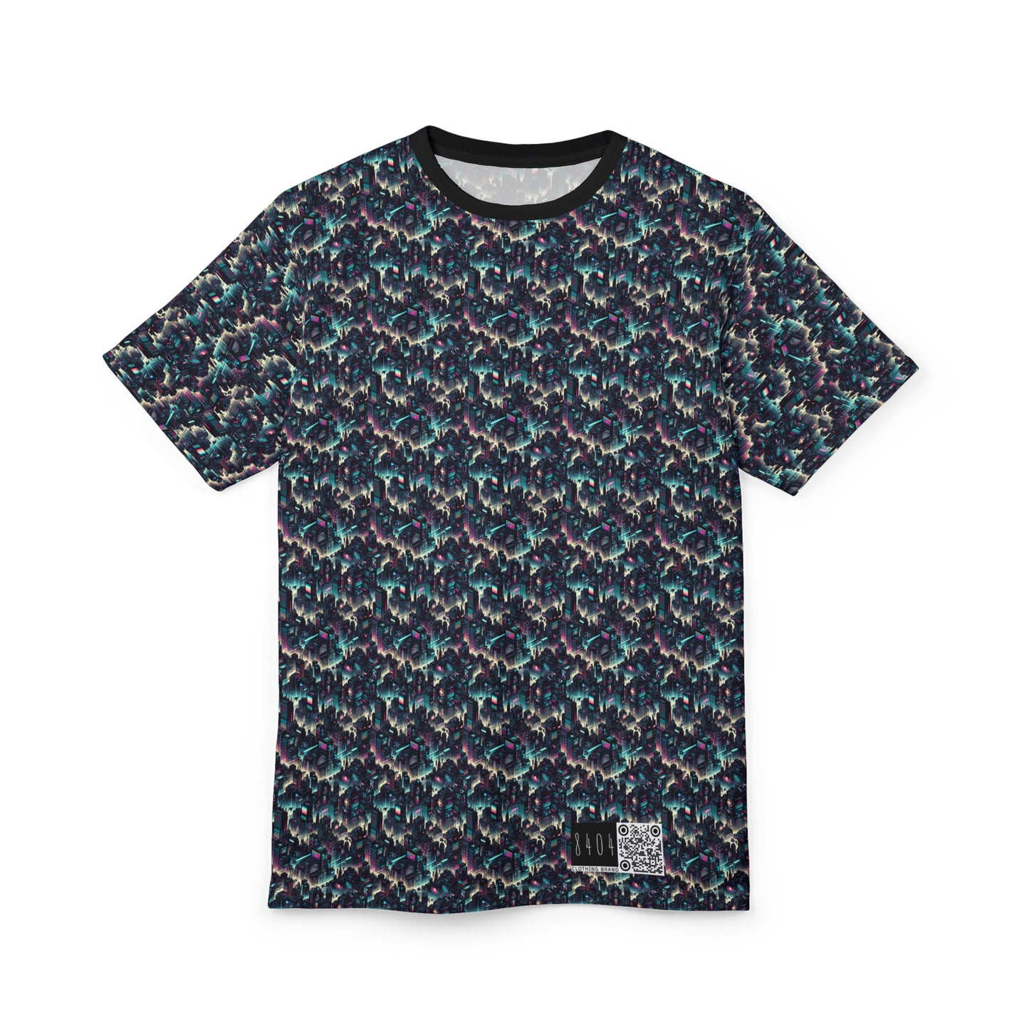 Digital Rebellion Tech-Inspired Streetwear Unisex Cut & Sew Tee - 8404 Design-51