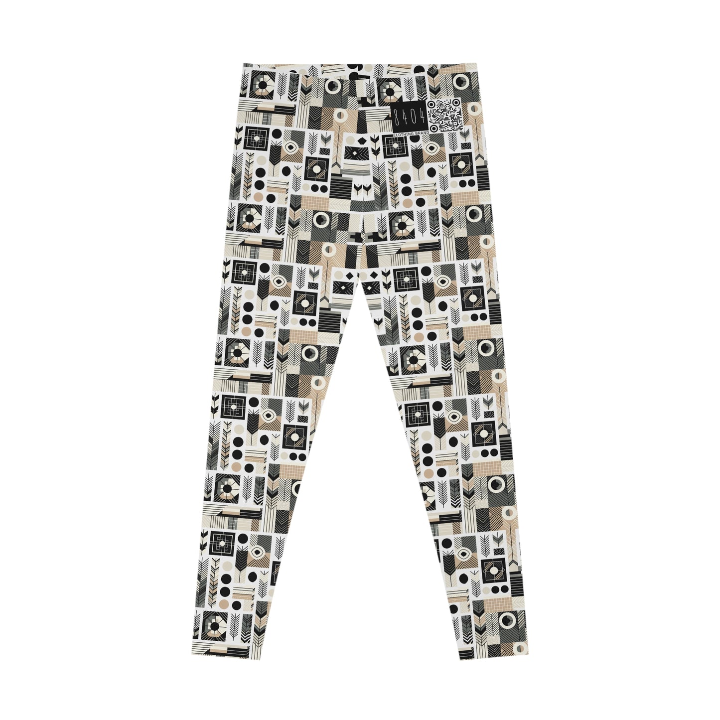 Elevated Athleisure Modern Sophistication With Sporty Elements Stretch Leggings - 8404 Design-57
