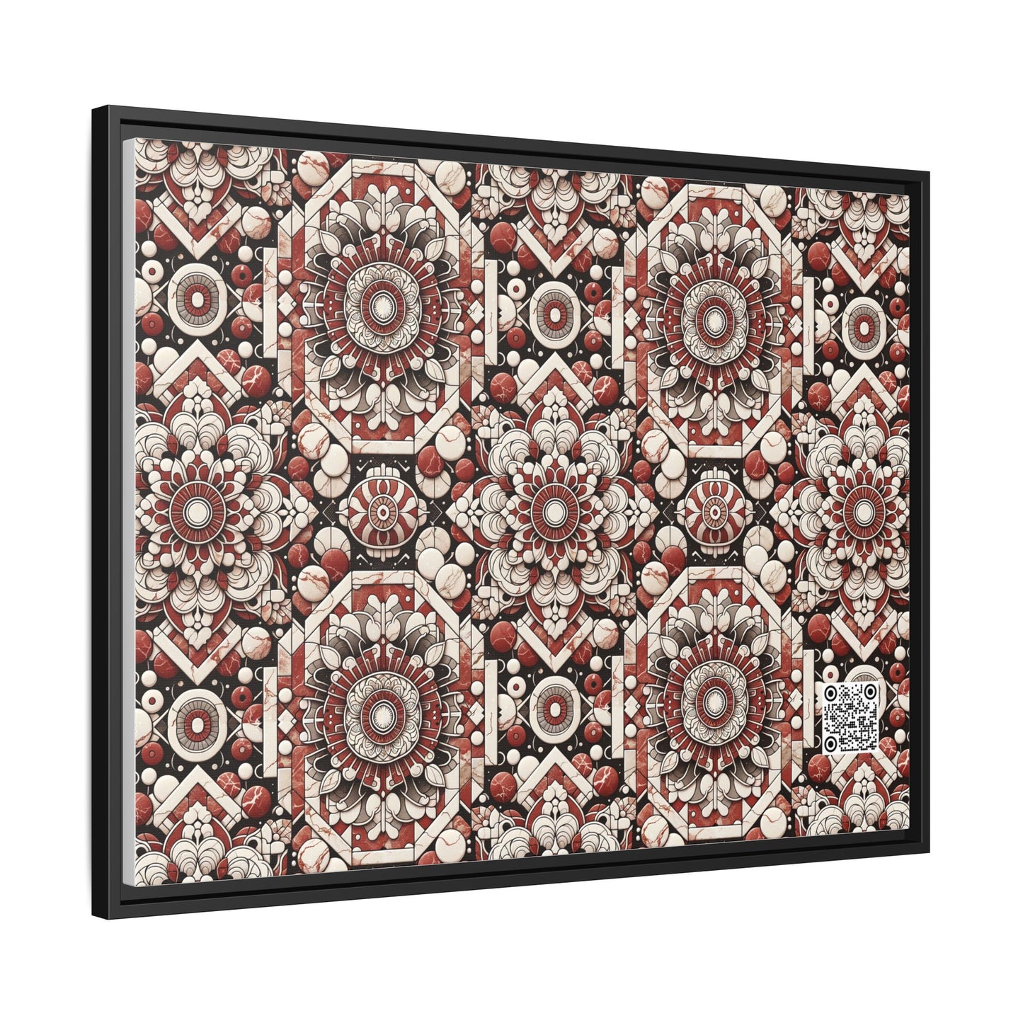 Neo Jomon Sculptural Aesthetics Artisanal Streetwear Matte Canvas, Framed (multi-Color) - 8404 Design-55 A