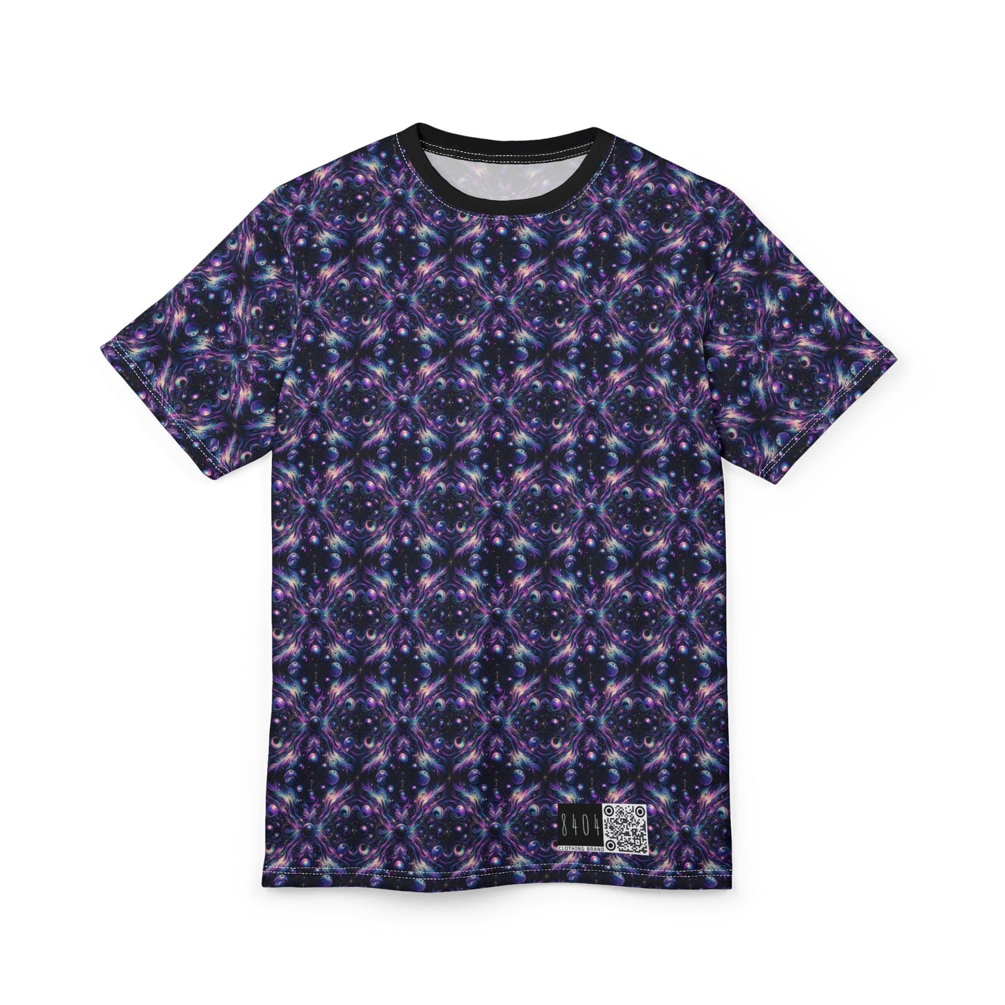 Galactic Hues Tech-Forward Cosmic Fusion Unisex Cut & Sew Tee - 8404 Design-41