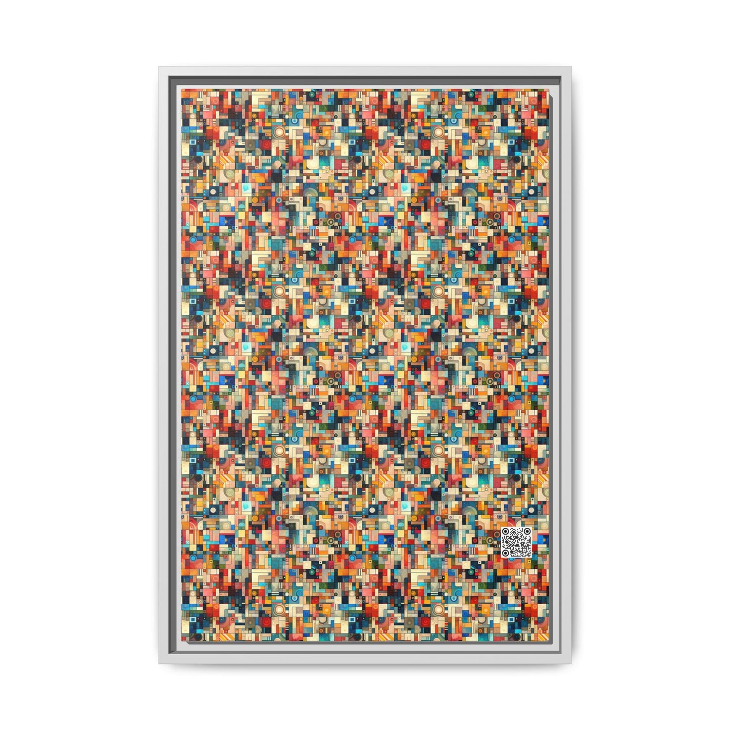 Digital Artistic Expression Artistic Streetwear Matte Canvas, Framed (multi-Color) - 8404 Design-46 B