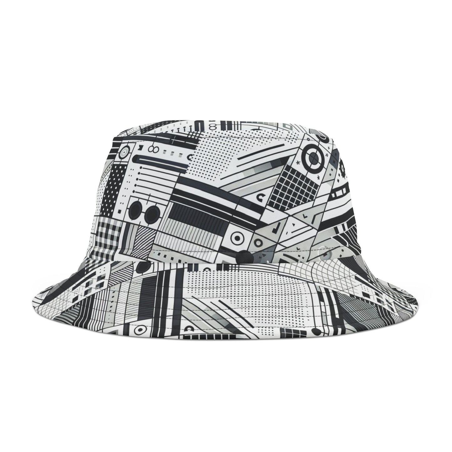 Digital Minimalism Minimalist Tech Bucket Hat - 8404 Design-52