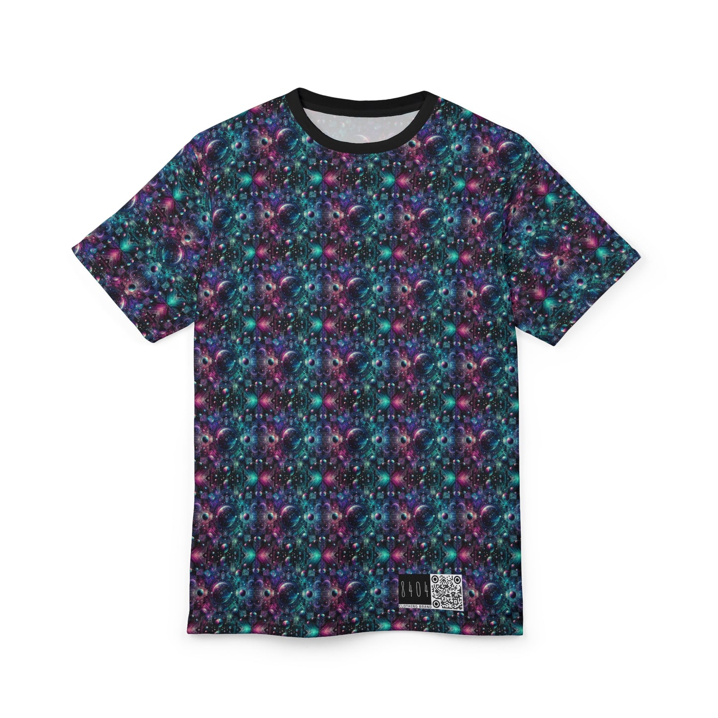 Galactic Hues Tech-forward cosmic fusion Unisex Cut & Sew Tee - 8404 Design-59