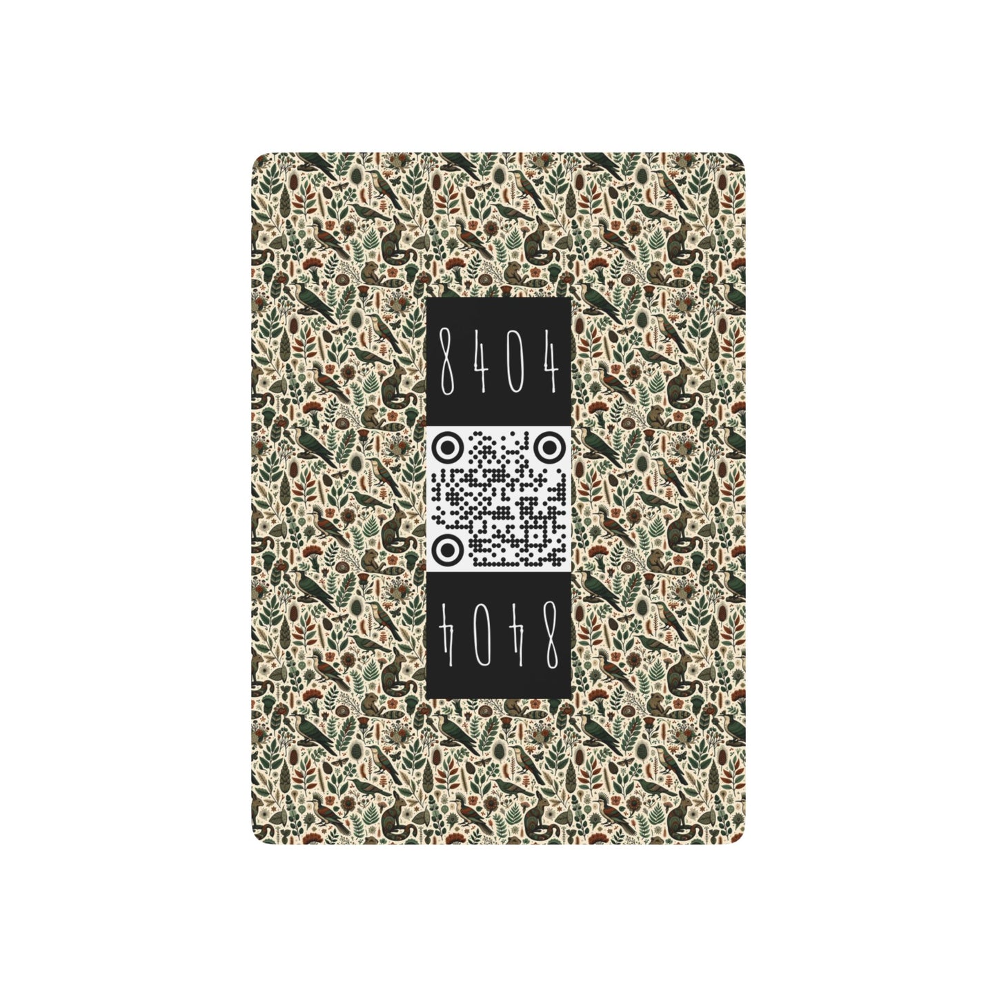 Urban Jungle Nature Meets Streetwear Poker Playing Cards - 8404 Design-64 S