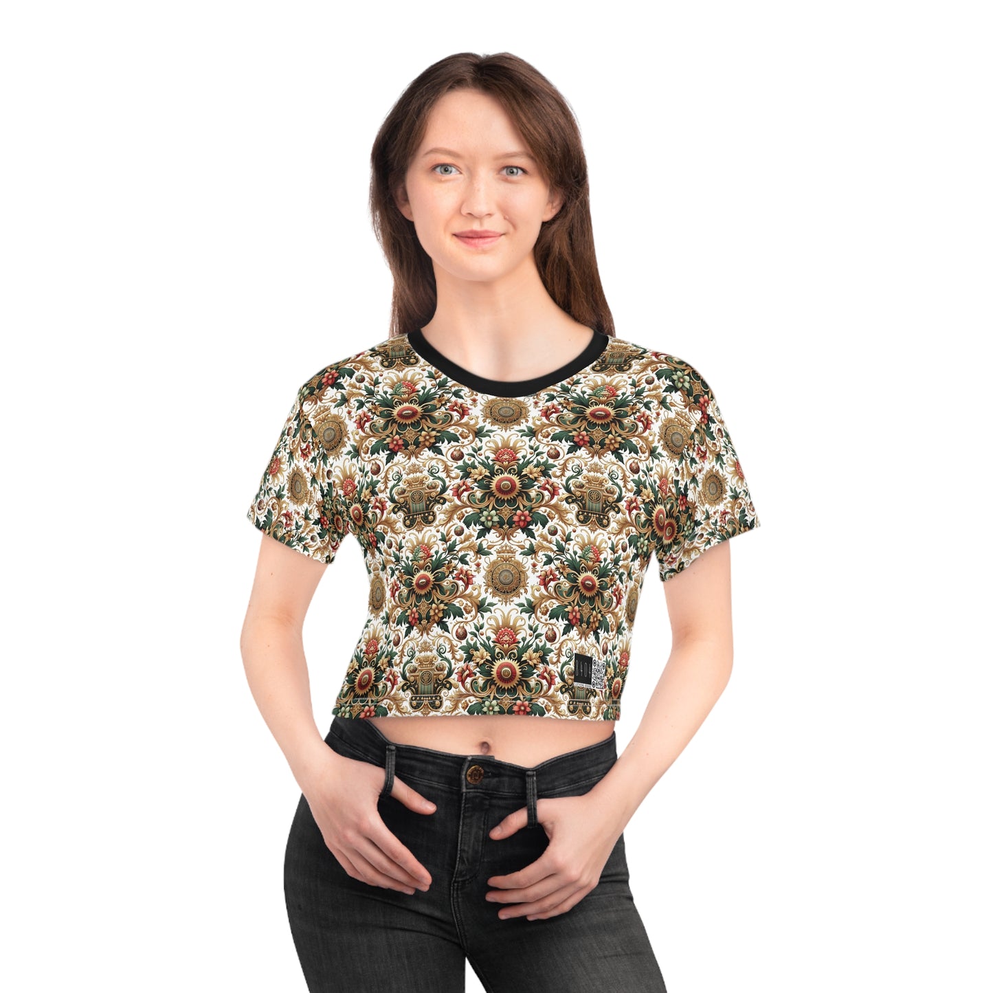 Monogram Madness Luxurious Streetwear Crop Tee - 8404 Design-68