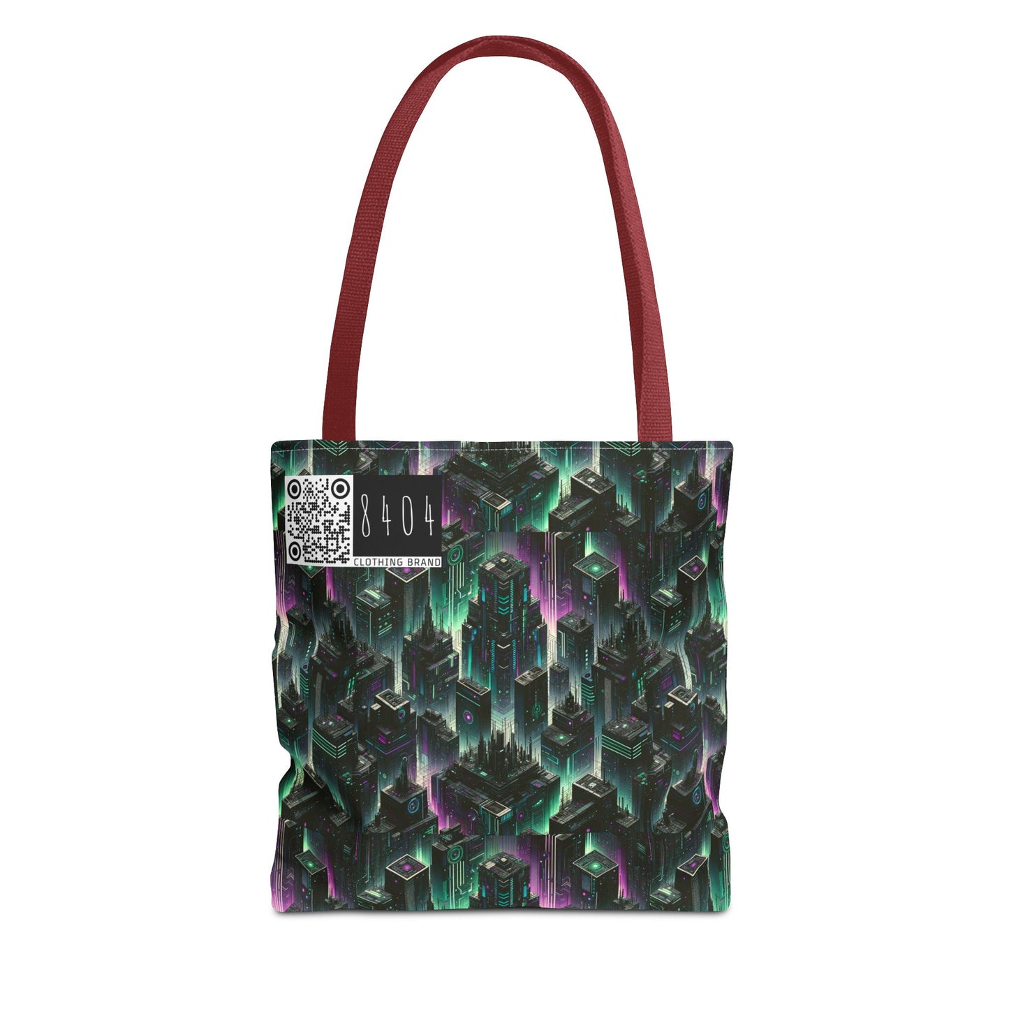 Tech Noir Aesthetics Tech-Forward Urban Dystopia Tote Bag - 8404 Design-44