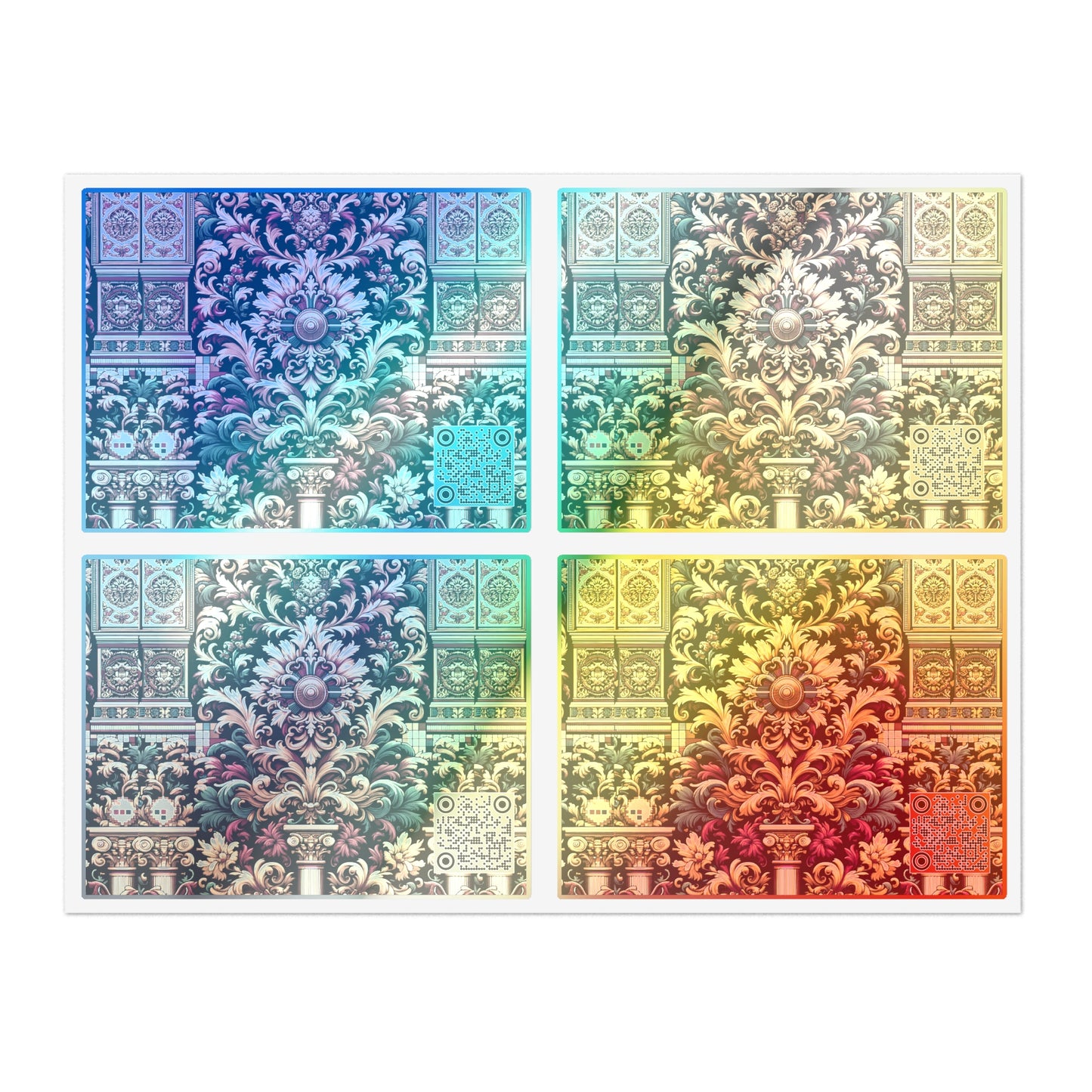 Digital Renaissance Modern Baroque Fusion Sticker Sheets - 8404 Design-57