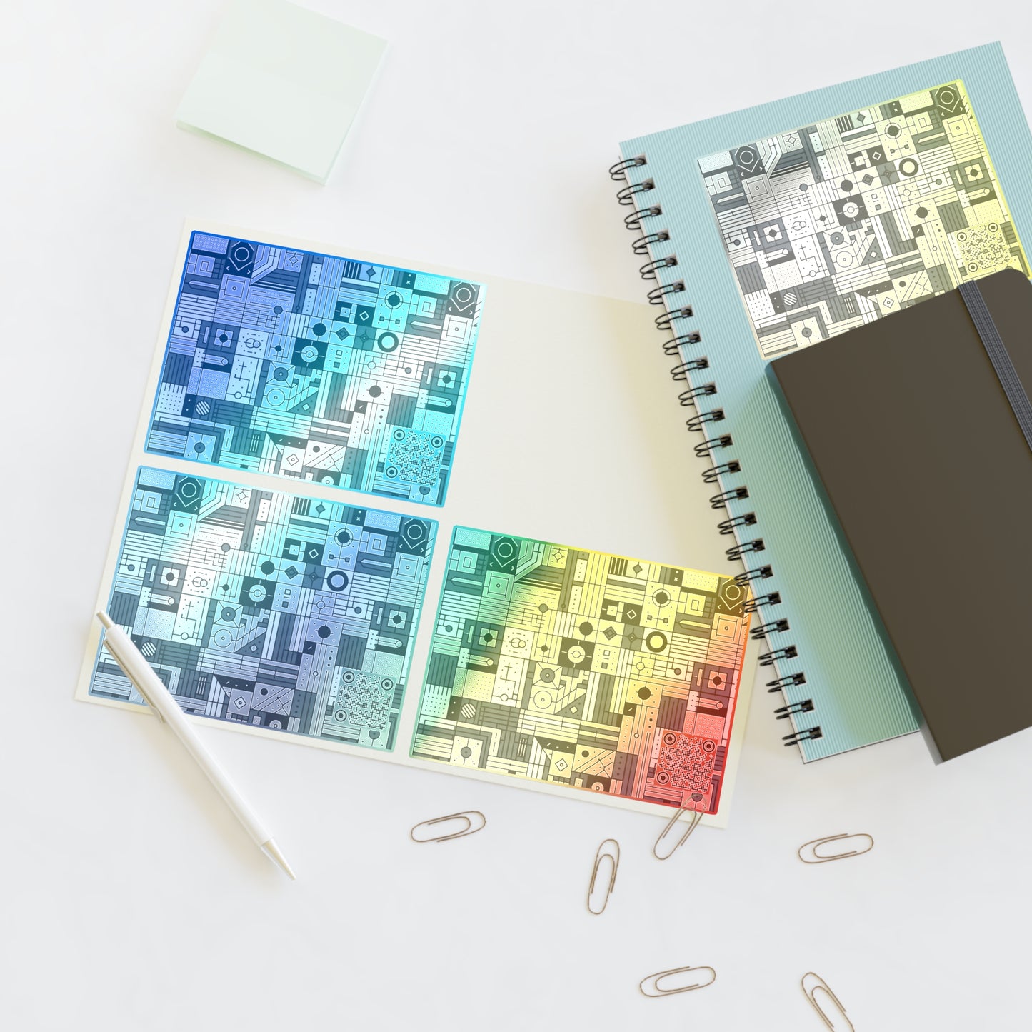 Digital Minimalism Minimalist Tech Sticker Sheets - 8404 Design-49