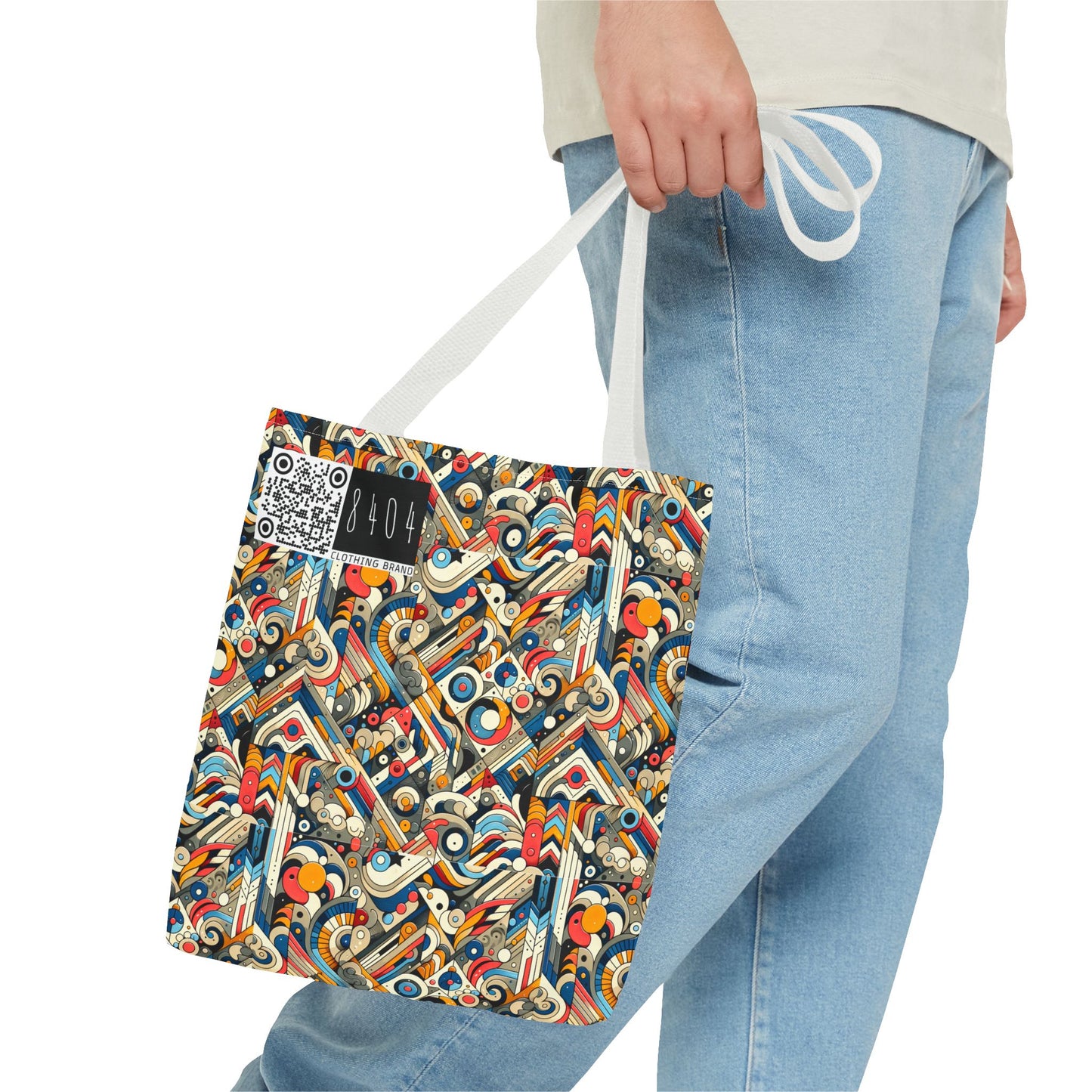 Abstract Graphic Art Modern Artistic Expression Tote Bag - 8404 Design-62