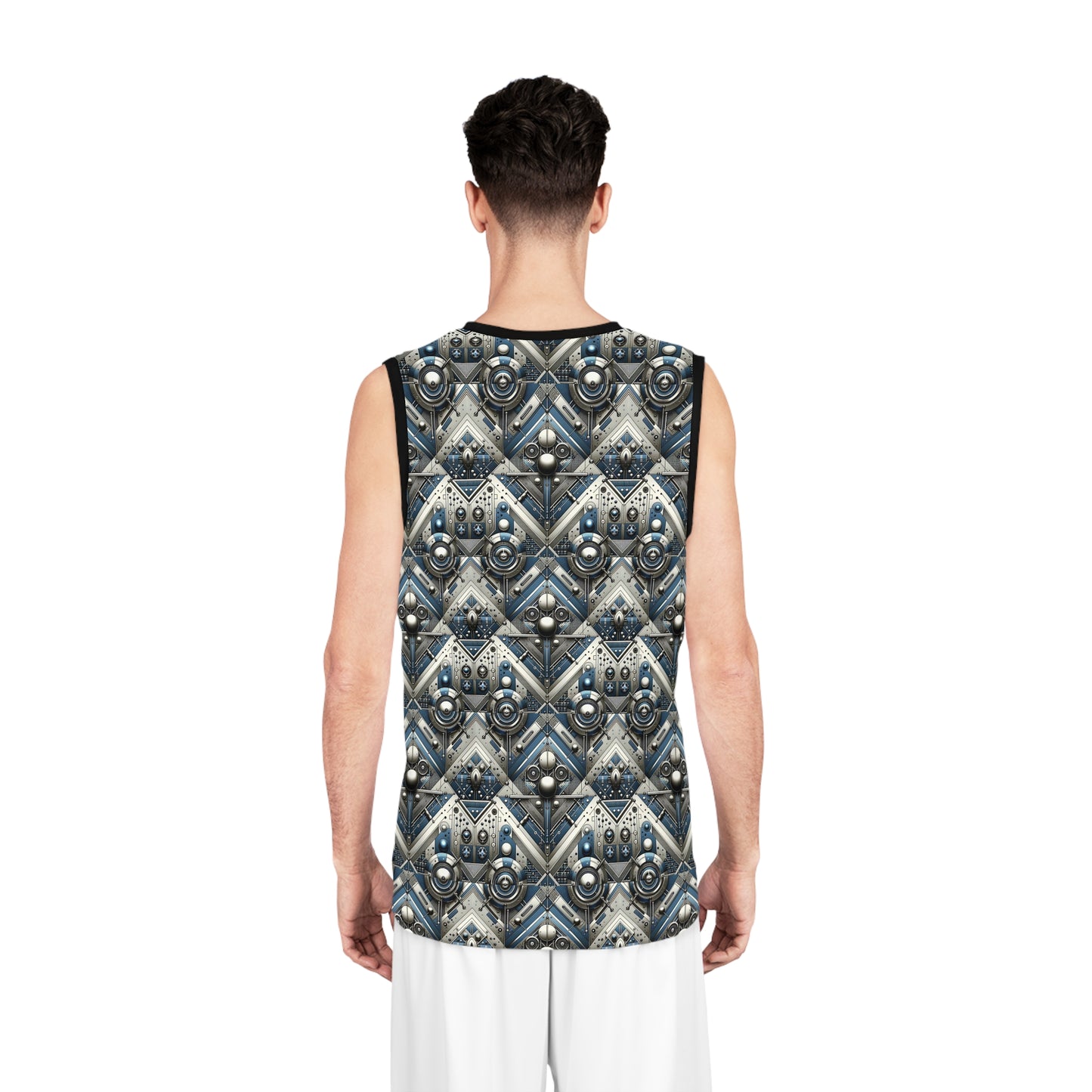 Tech Utility Fusion Tech-Forward Utility With a Futuristic Edge Basketball Jersey - 8404 Design-63