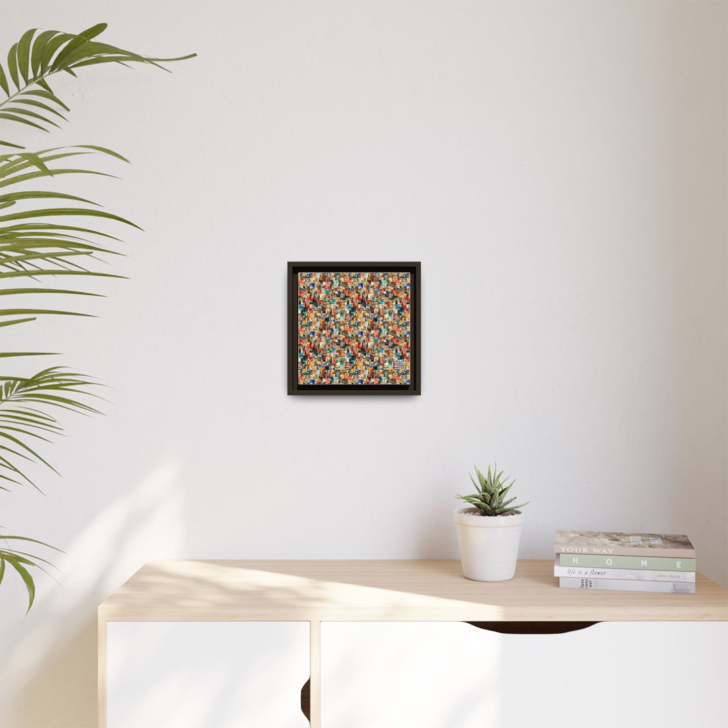 Digital Artistic Expression Artistic Streetwear Matte Canvas, Framed (multi-Color) - 8404 Design-46 B