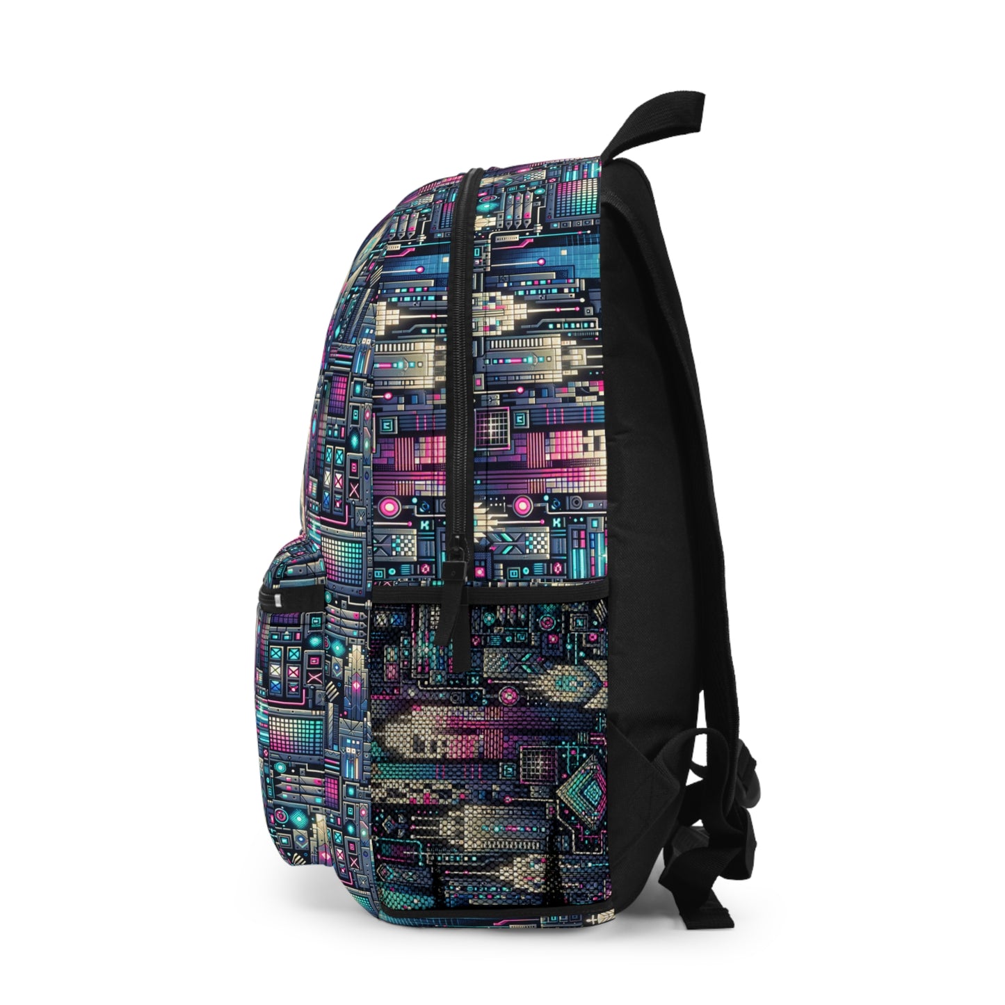 Digital Renaissance Tech-Forward Maximalism Backpack - 8404 Design-56