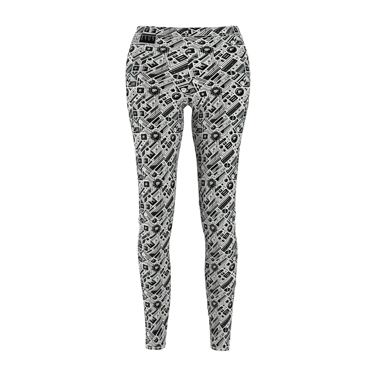 Digital Minimalism Minimalist Tech Women's Cut & Sew Casual Leggings - 8404 Design-62