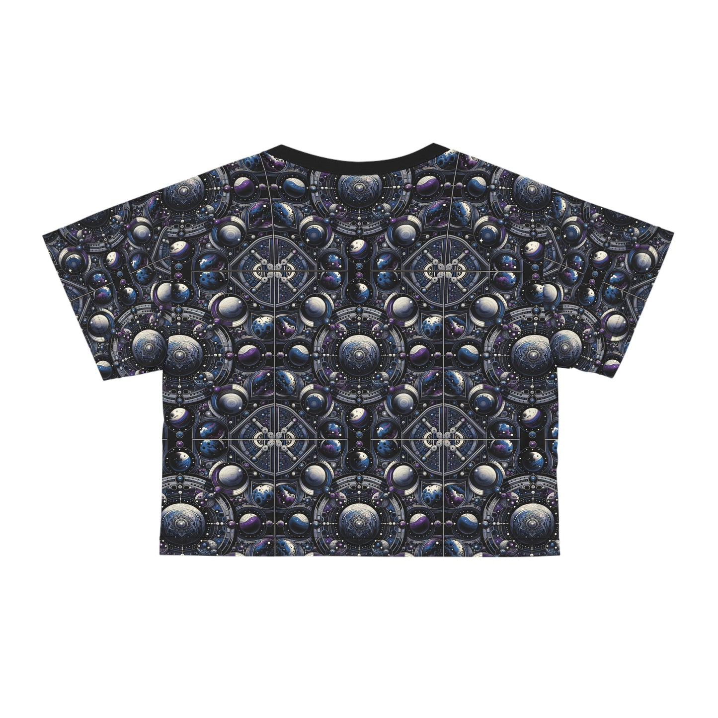 Tech Astronaut Tech-Forward Streetwear Meets Space Exploration Crop Tee - 8404 Design-46