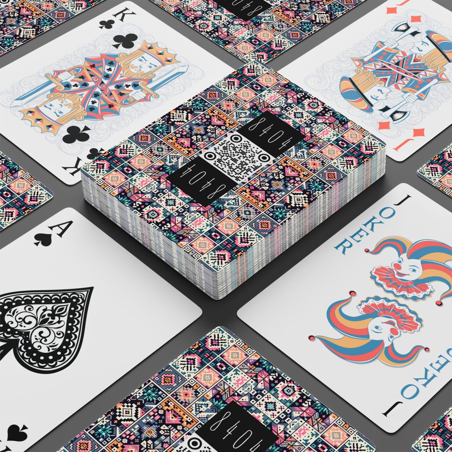 Poker Playing Cards - 8404 Design-01 B