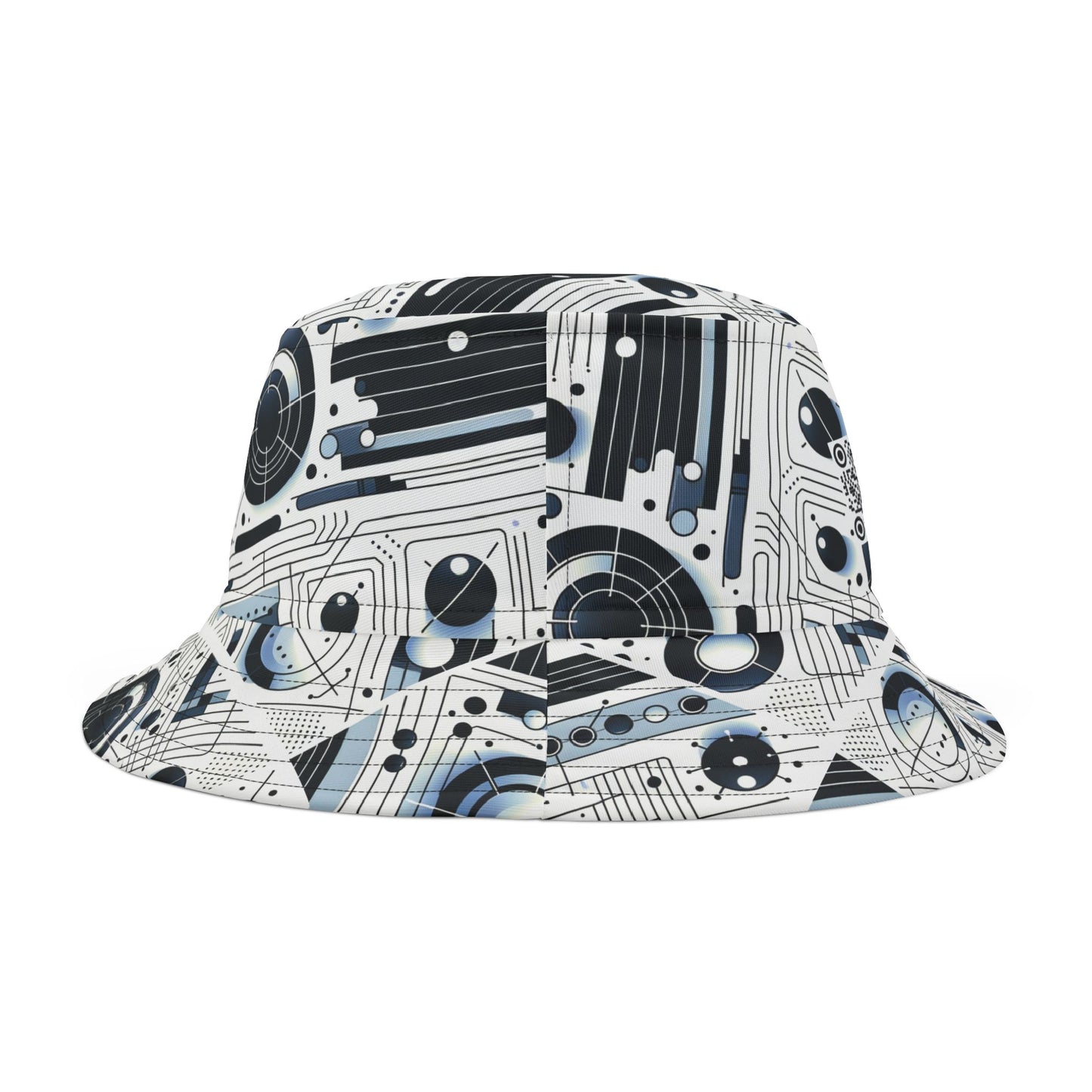 Tech Minimalism Minimalist Tech Bucket Hat - 8404 Design-70