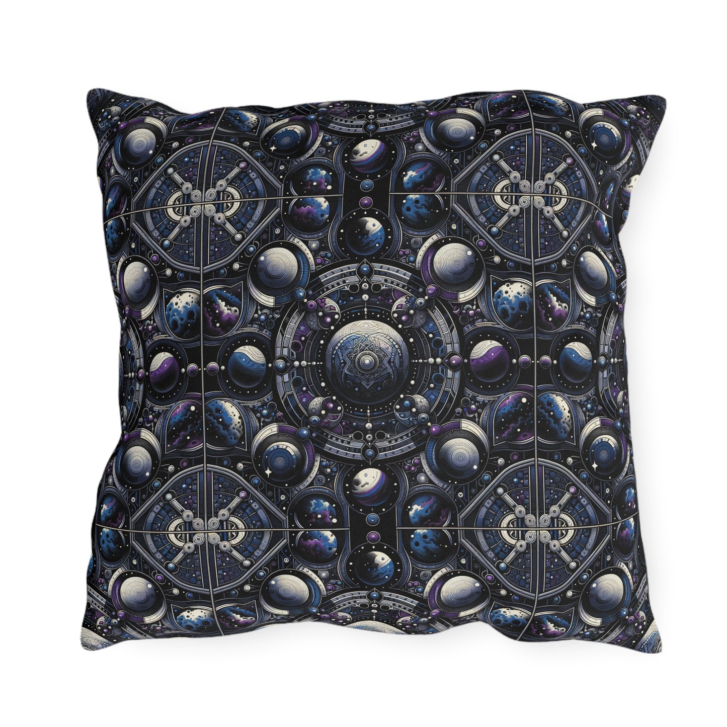 Tech Astronaut Tech-Forward Streetwear Meets Space Exploration Outdoor Pillow - 8404 Design-46