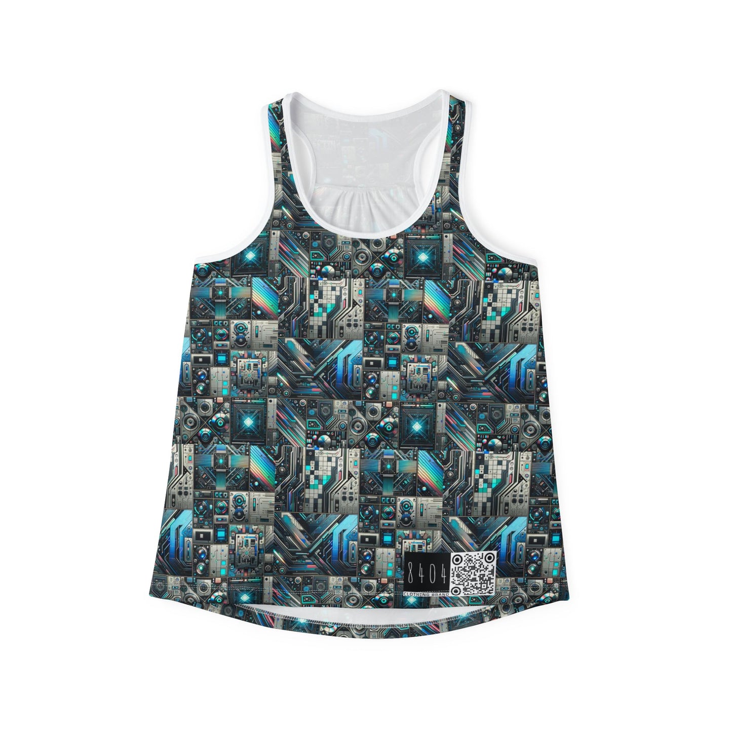 Tech-Infused Futurism Sleek Tech Edge Women's Tank Top - 8404 Design-48