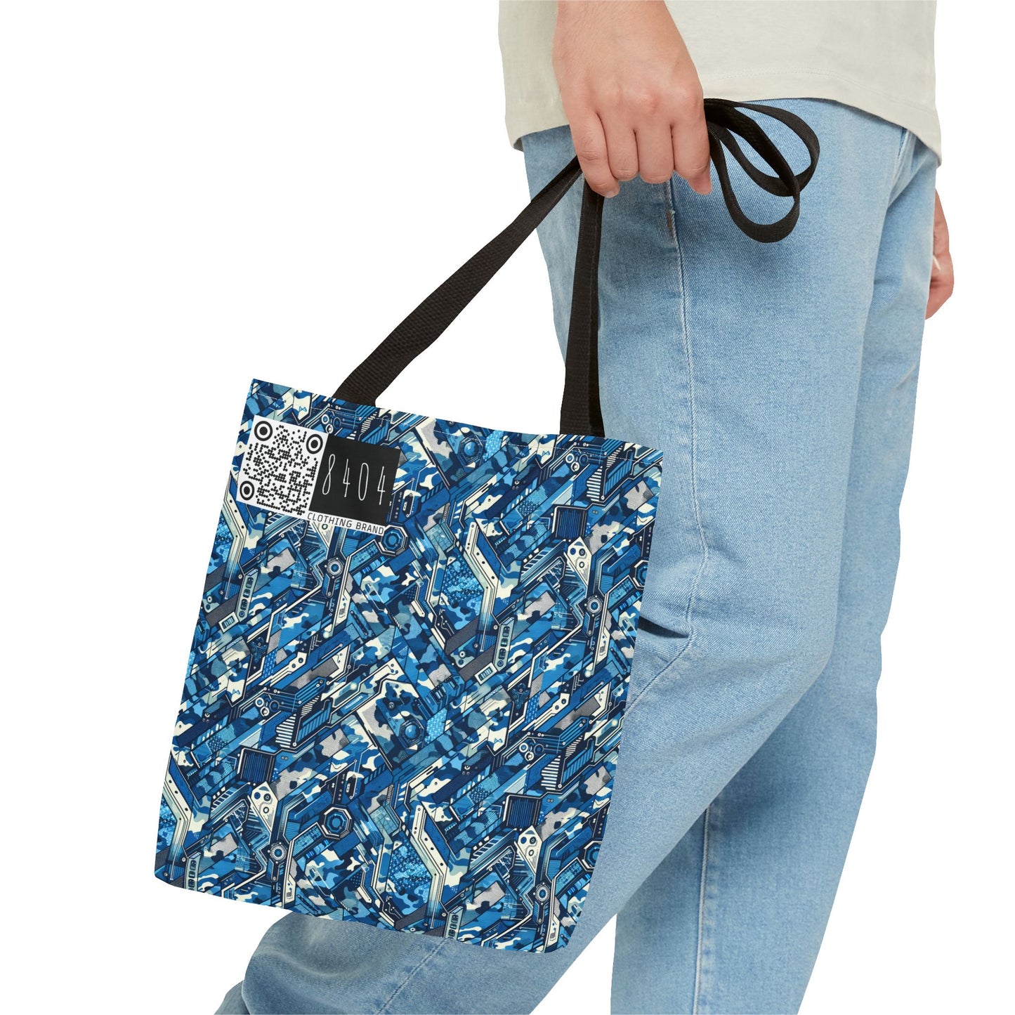 Tech Urban Camo Tech-Forward Streetwear With a Futuristic Military Edge Tote Bag - 8404 Design-39