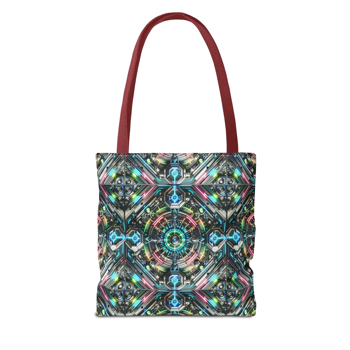 Tech-Infused Futurism Futuristic Tech Tote Bag - 8404 Design-53