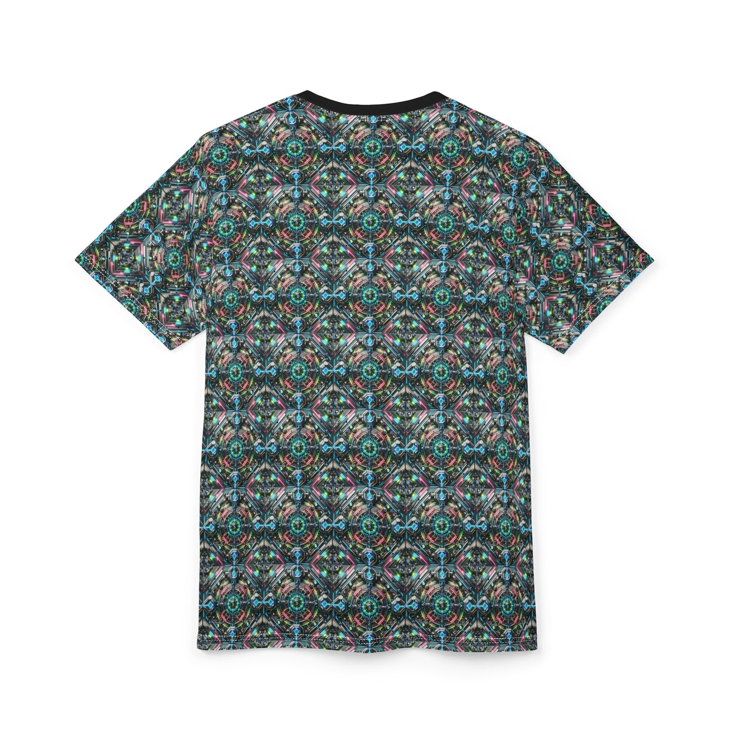 Tech-Infused Futurism Futuristic Tech Unisex Cut & Sew Tee - 8404 Design-53