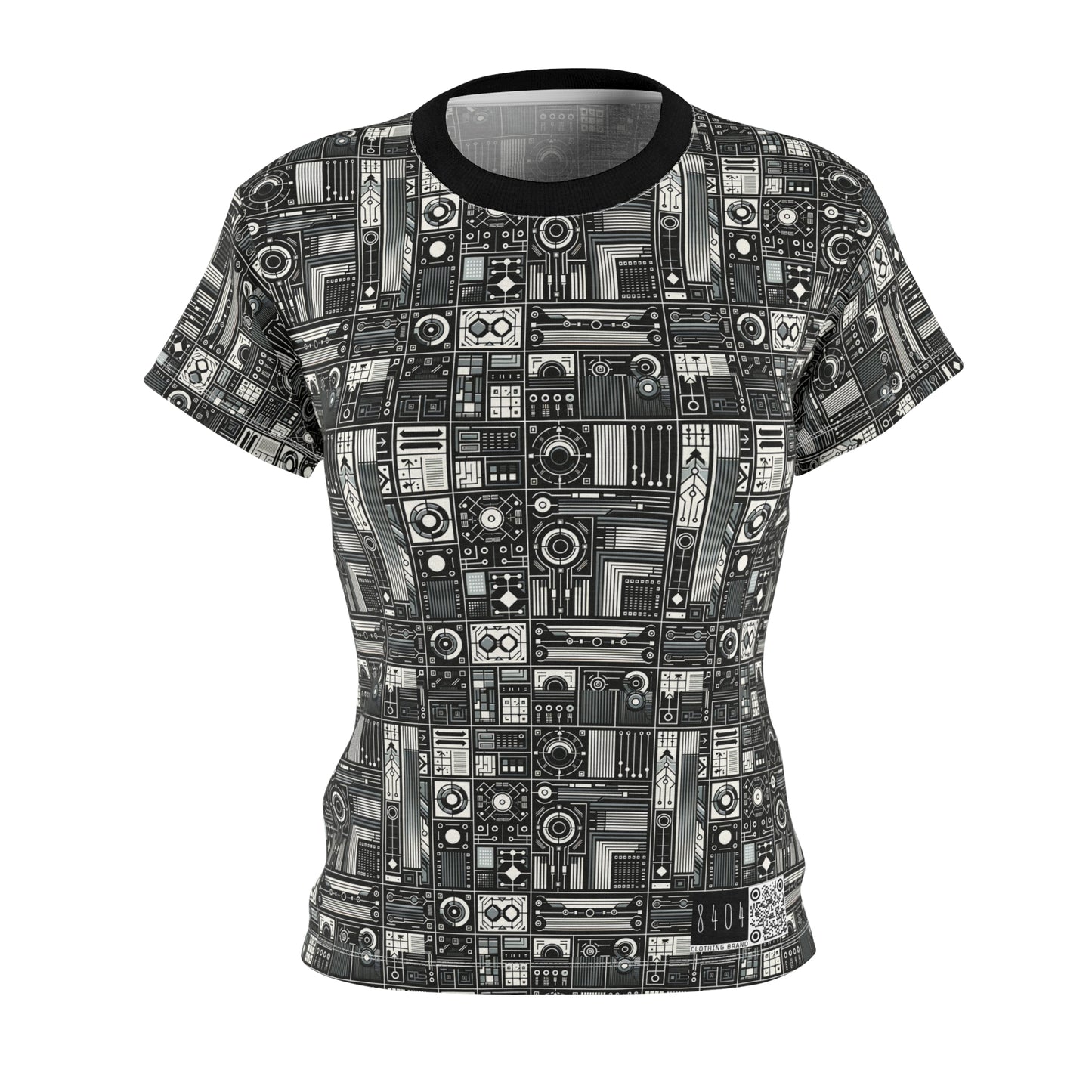 Digital Minimalism Minimalist Tech Women's Cut & Sew Tee - 8404 Design-62