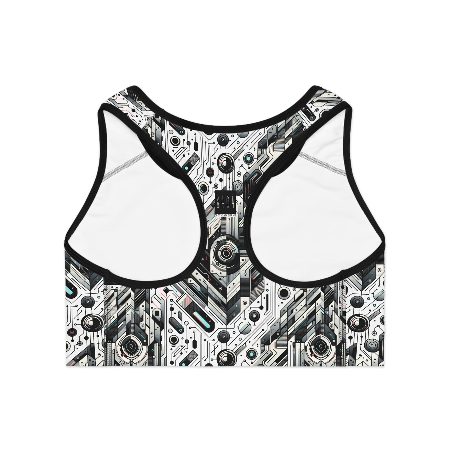 Tech-Infused Streetwear Tech-Forward Minimalism Sports Bra - 8404 Design-51