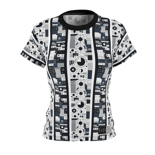 Minimalist Athleisure Minimalist Tech Women's Cut & Sew Tee - 8404 Design-54