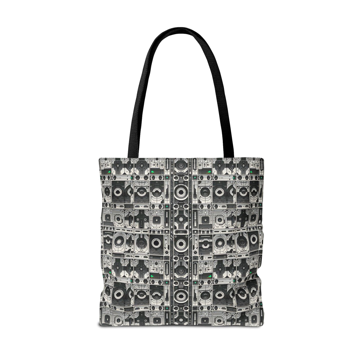 Tech Utility Aesthetics Tech-Forward Minimalism Tote Bag - 8404 Design-60