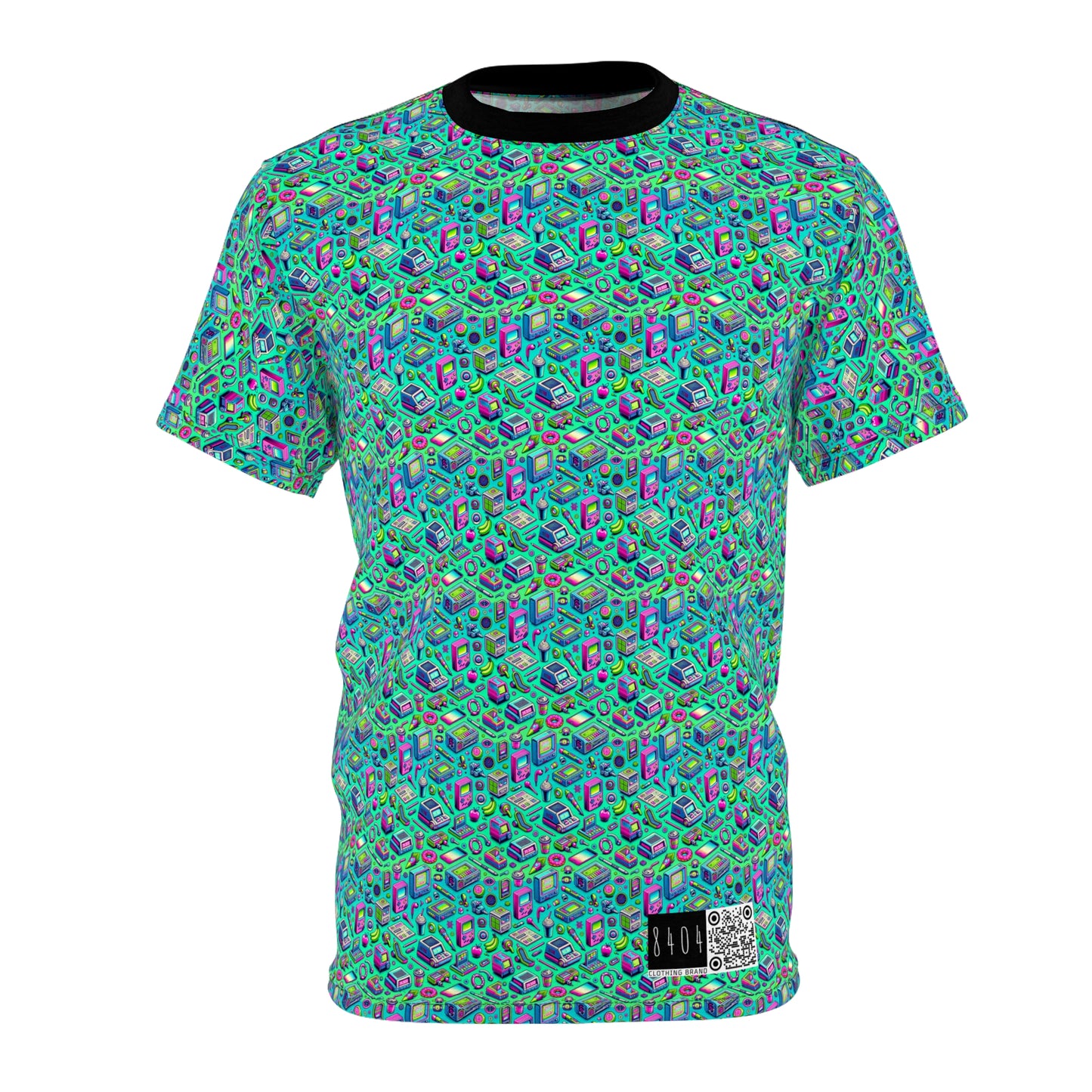 Y2k Revival Nostalgic Futurism Unisex Cut & Sew Tee - 8404 Design-48