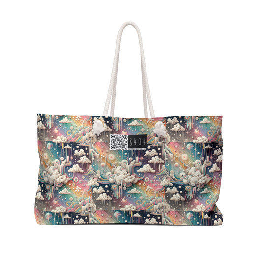 Digital Dreamland Whimsical and Nostalgic Streetwear With a Digital Twist Weekender Bag - 8404 Design-52