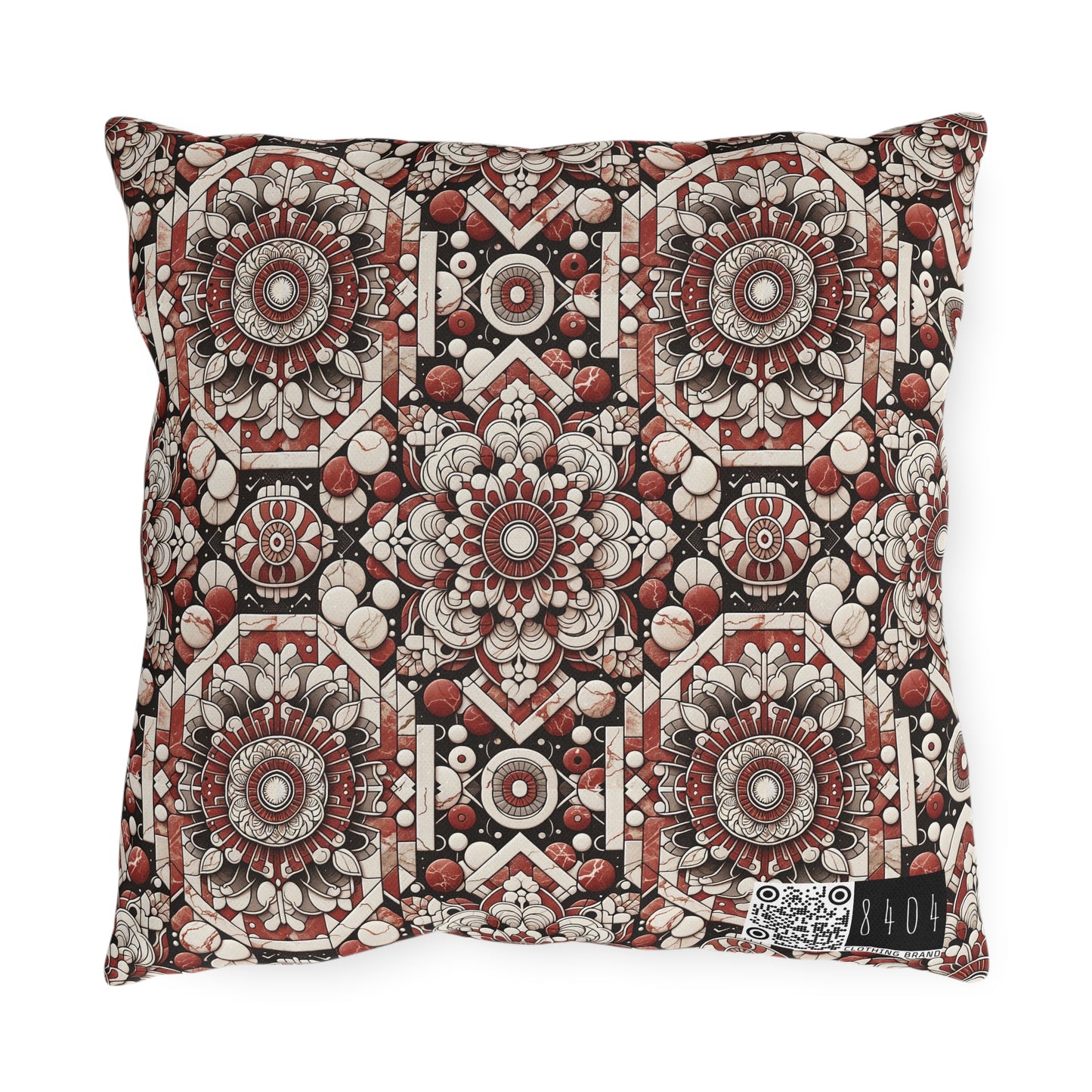 Neo Jomon Sculptural Aesthetics Artisanal Streetwear Outdoor Pillow - 8404 Design-55